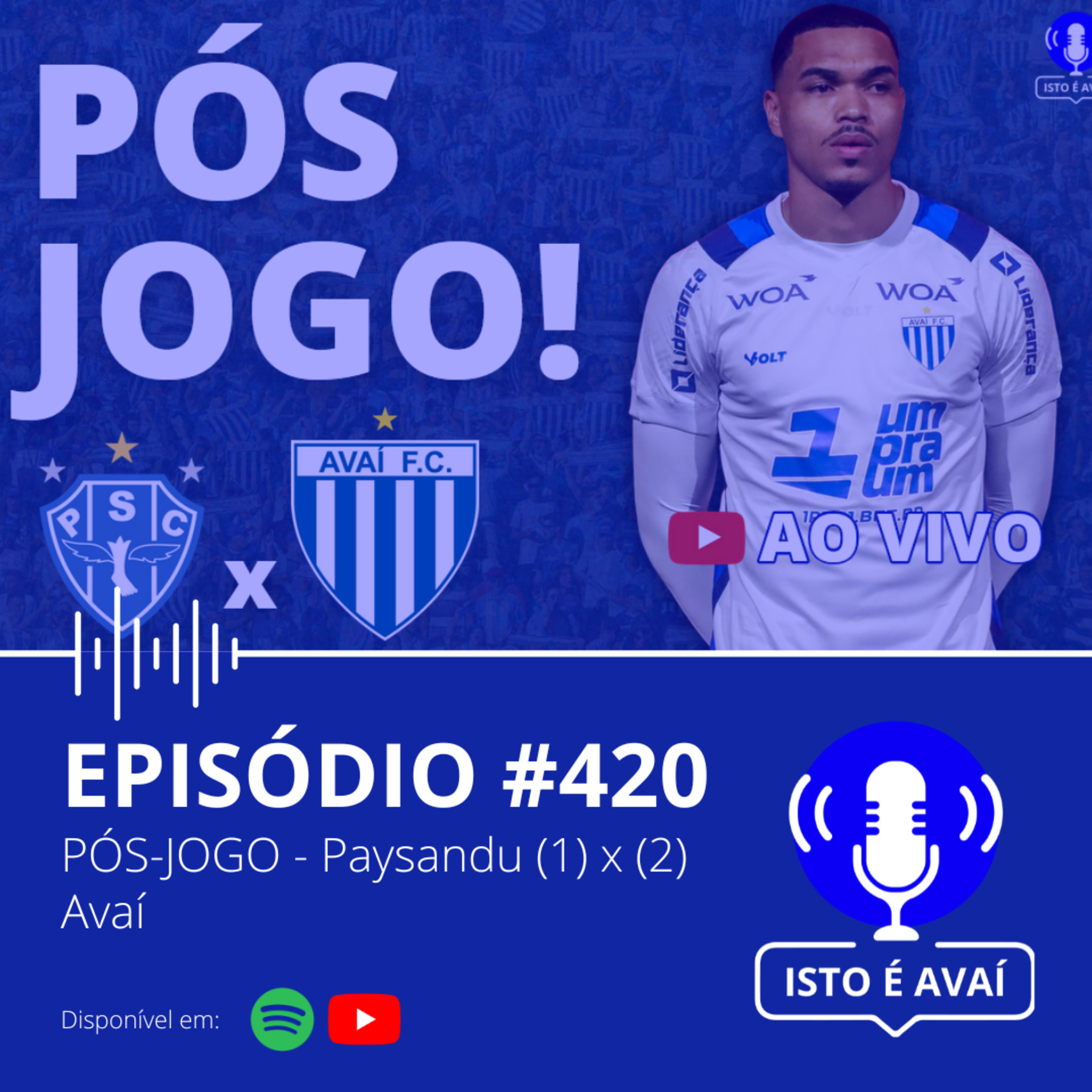 PÓS-JOGO | Paysandu (1) x (2) Avaí #420 - 2025 episode artwork