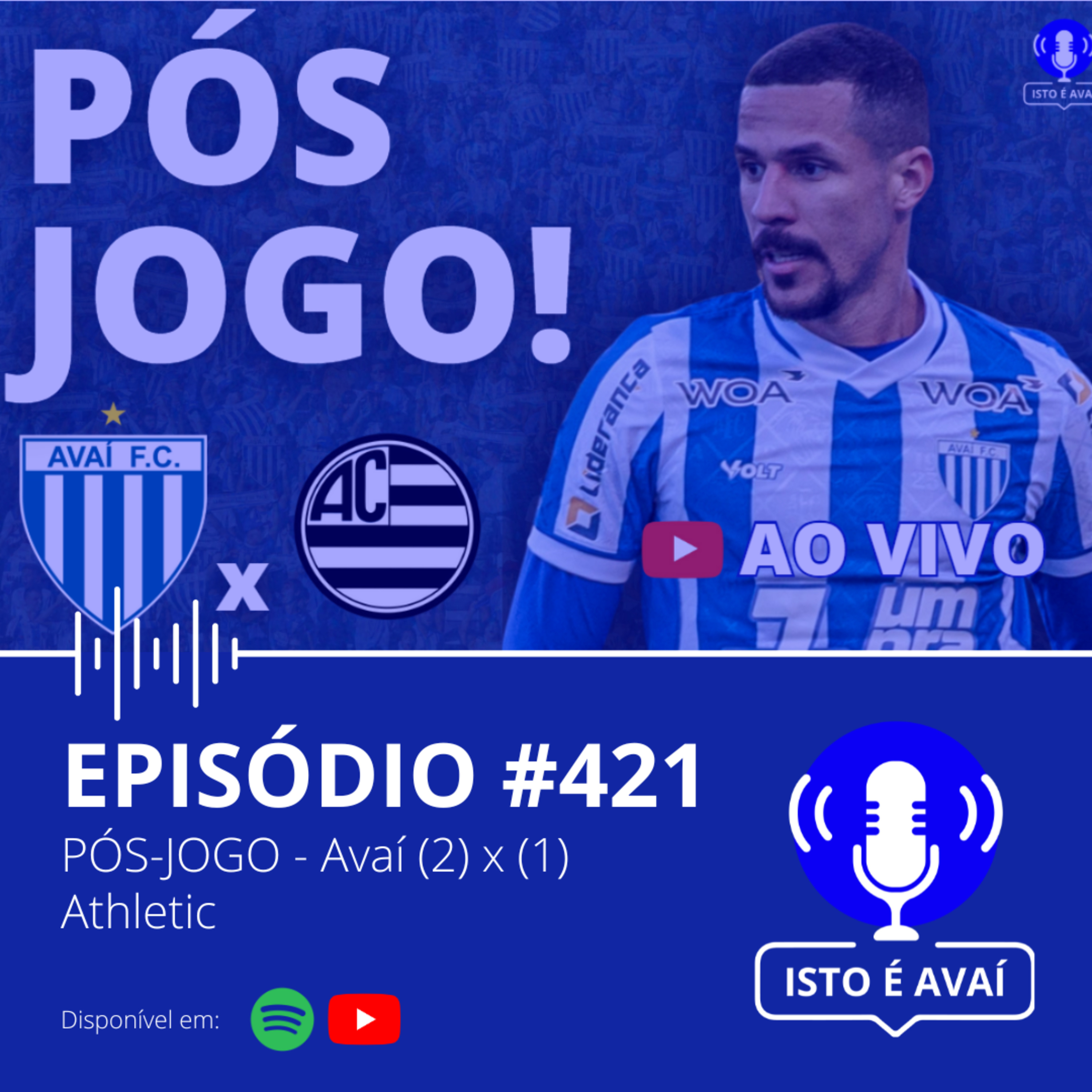 PÓS-JOGO | Avaí (2) x (1) Athletic #421 - 2025 episode artwork