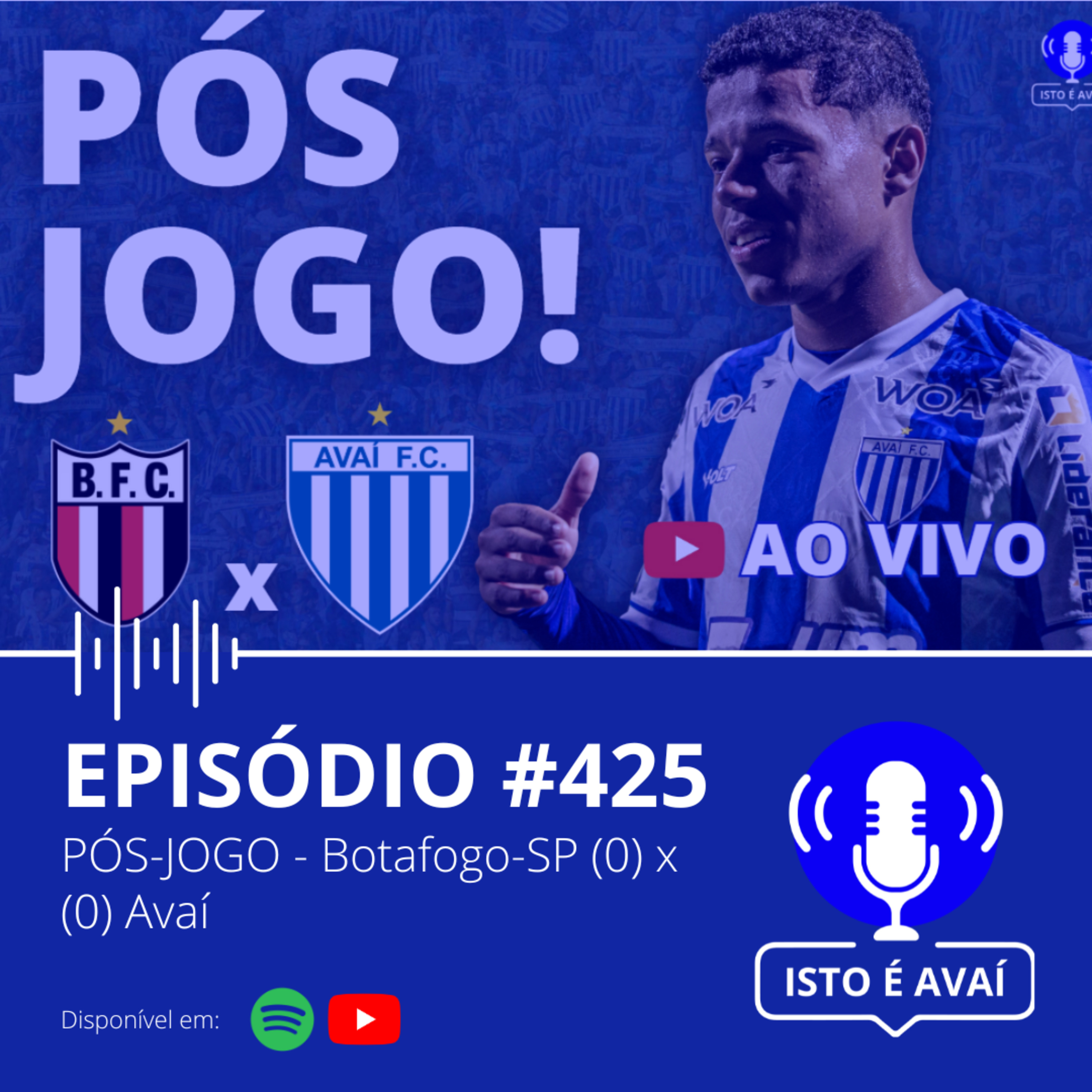 PÓS-JOGO | Botafogo-SP (0) x (0) Avaí #425 - 2025 episode artwork