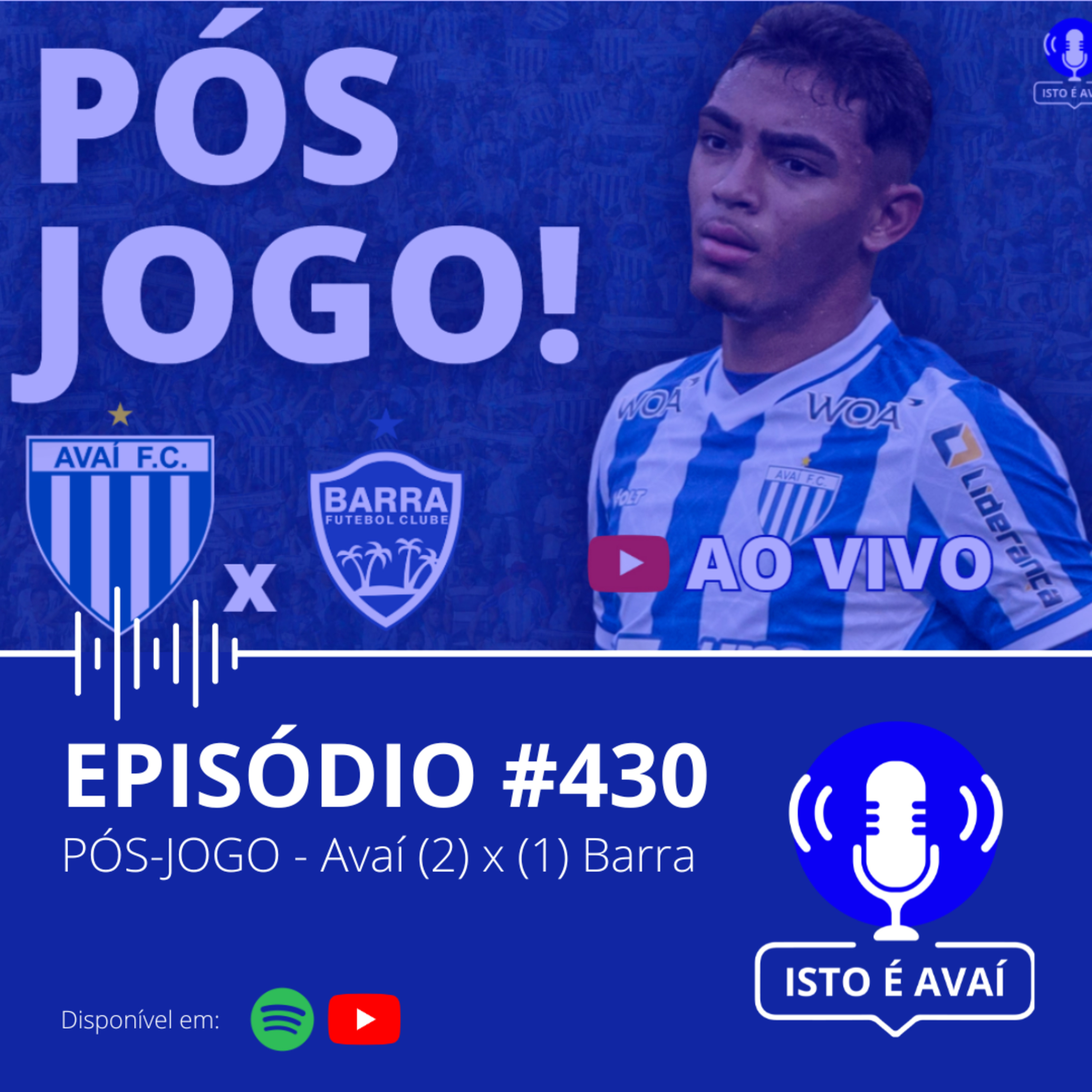 PÓS-JOGO | Avaí (2) x (1) Barra #430- 2026 episode artwork