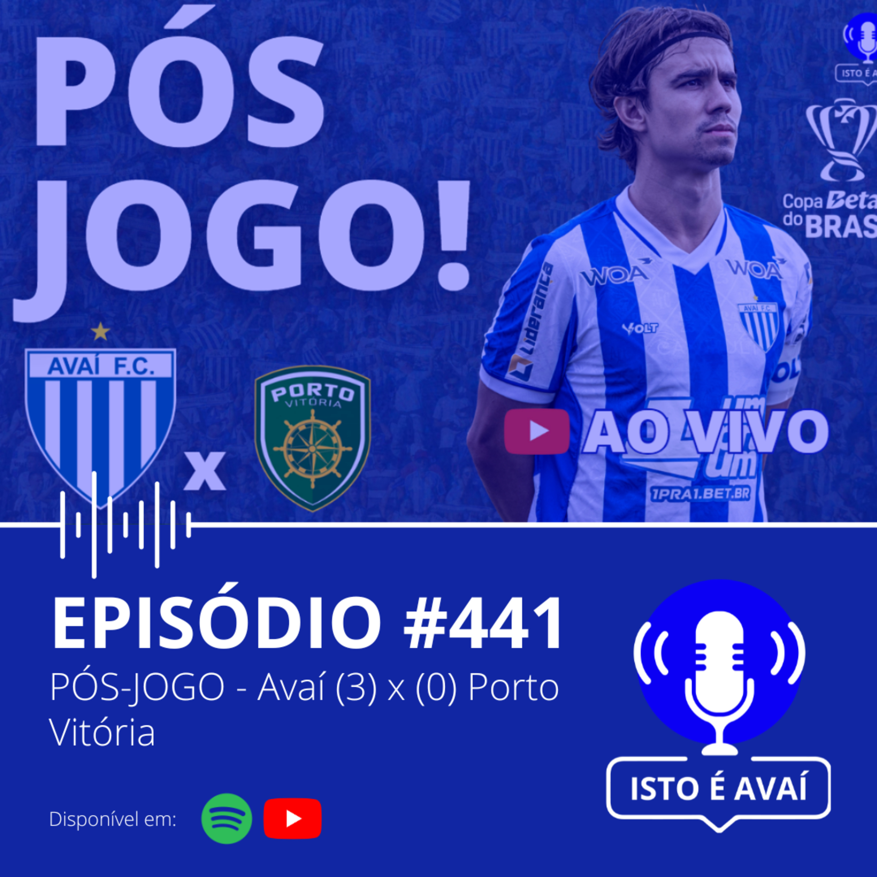 PÓS-JOGO | Avaí (3) x (0) Porto Vitória #441 - 2026 episode artwork