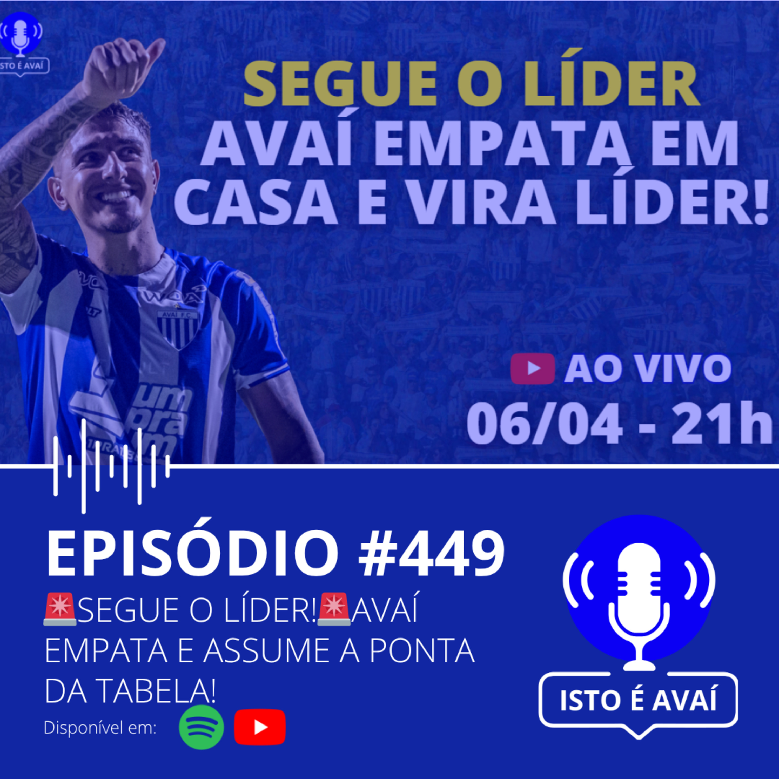 SEGUE O LÍDER! AVAÍ EMPATA E ASSUME A PONTA DA TABELA! #449 - 2026 episode artwork