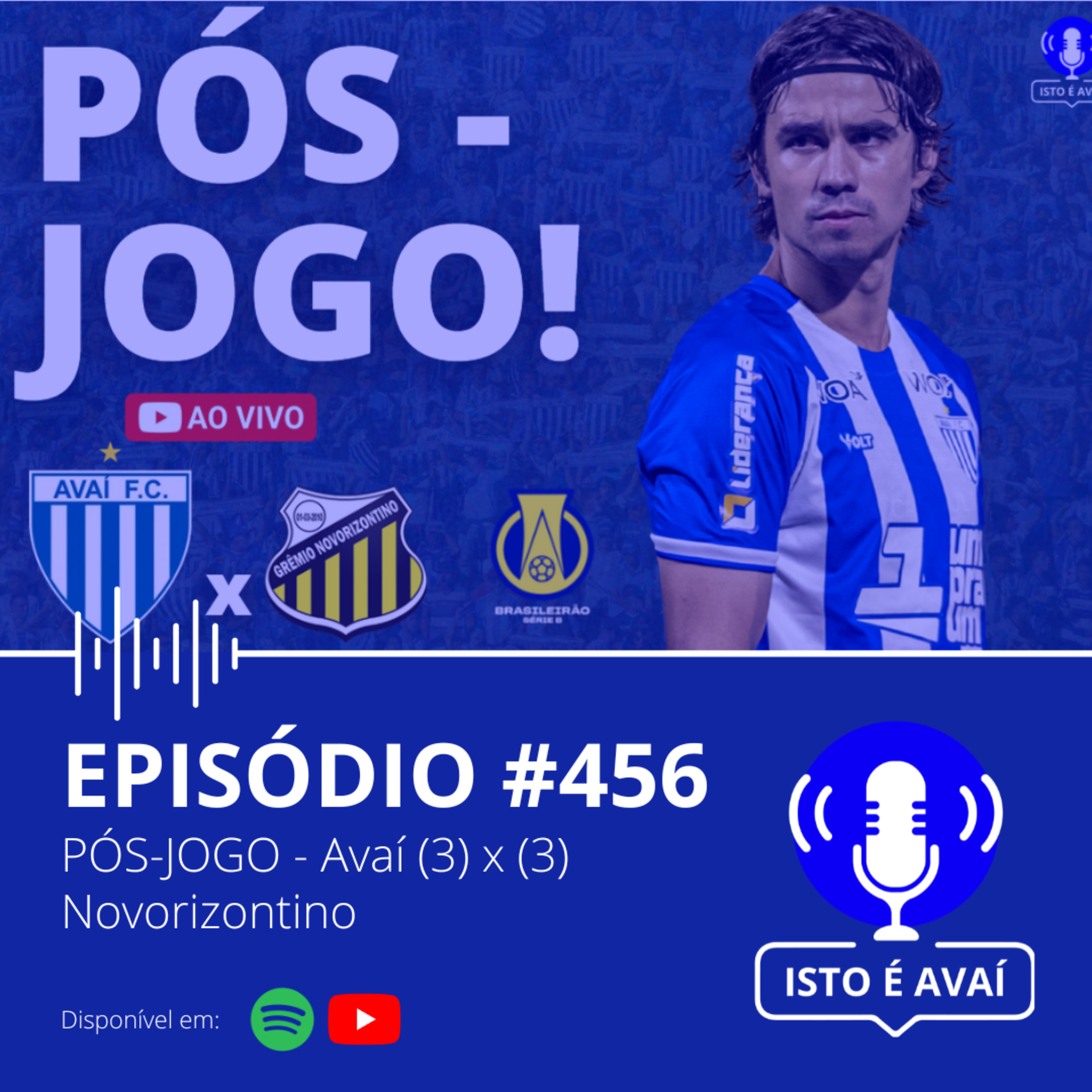 PÓS JOGO - Avaí (3) x (3) Novorizontino #456 - 2026 episode artwork
