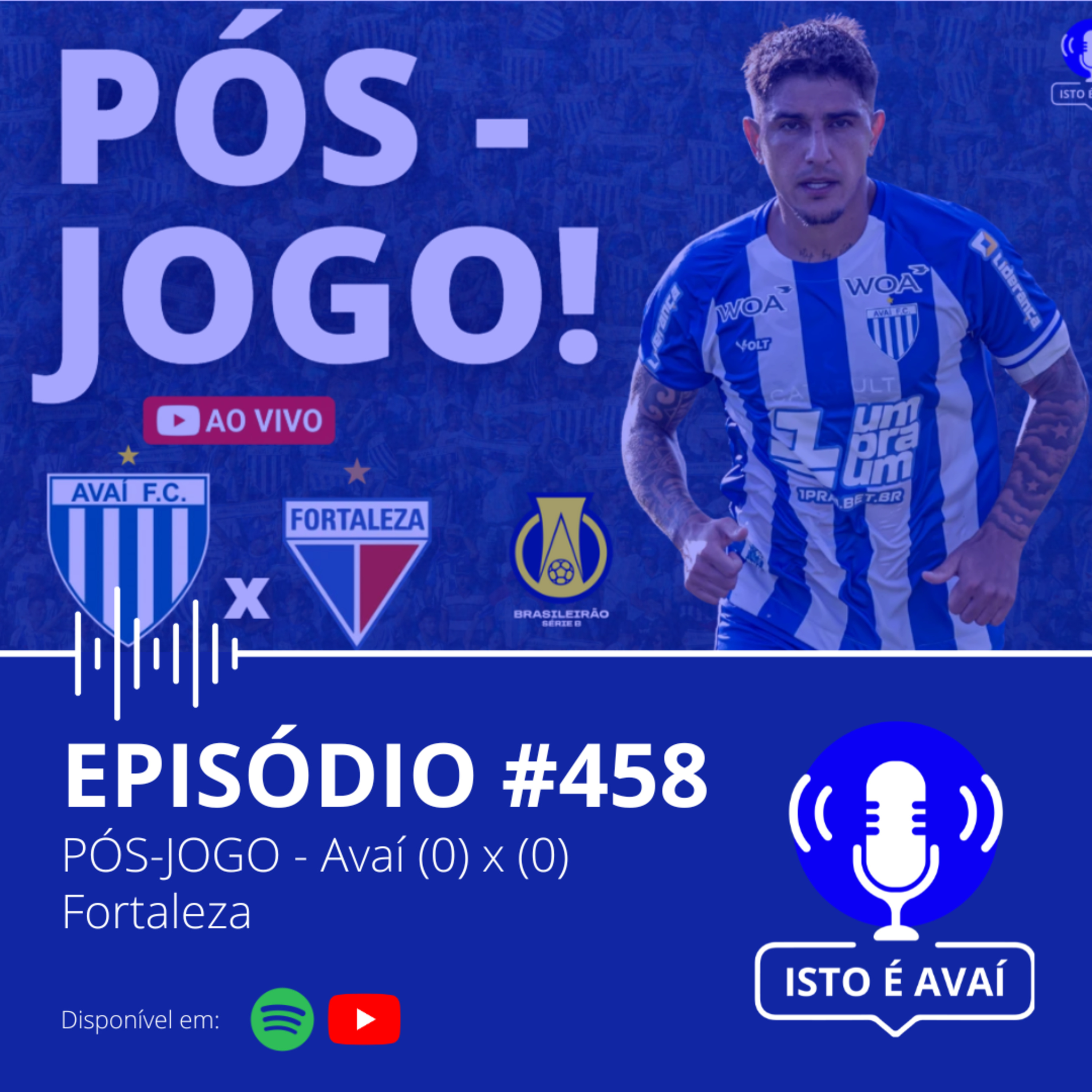 PÓS JOGO - Avaí (0) x (0) Fortaleza #458 - 2026 episode artwork