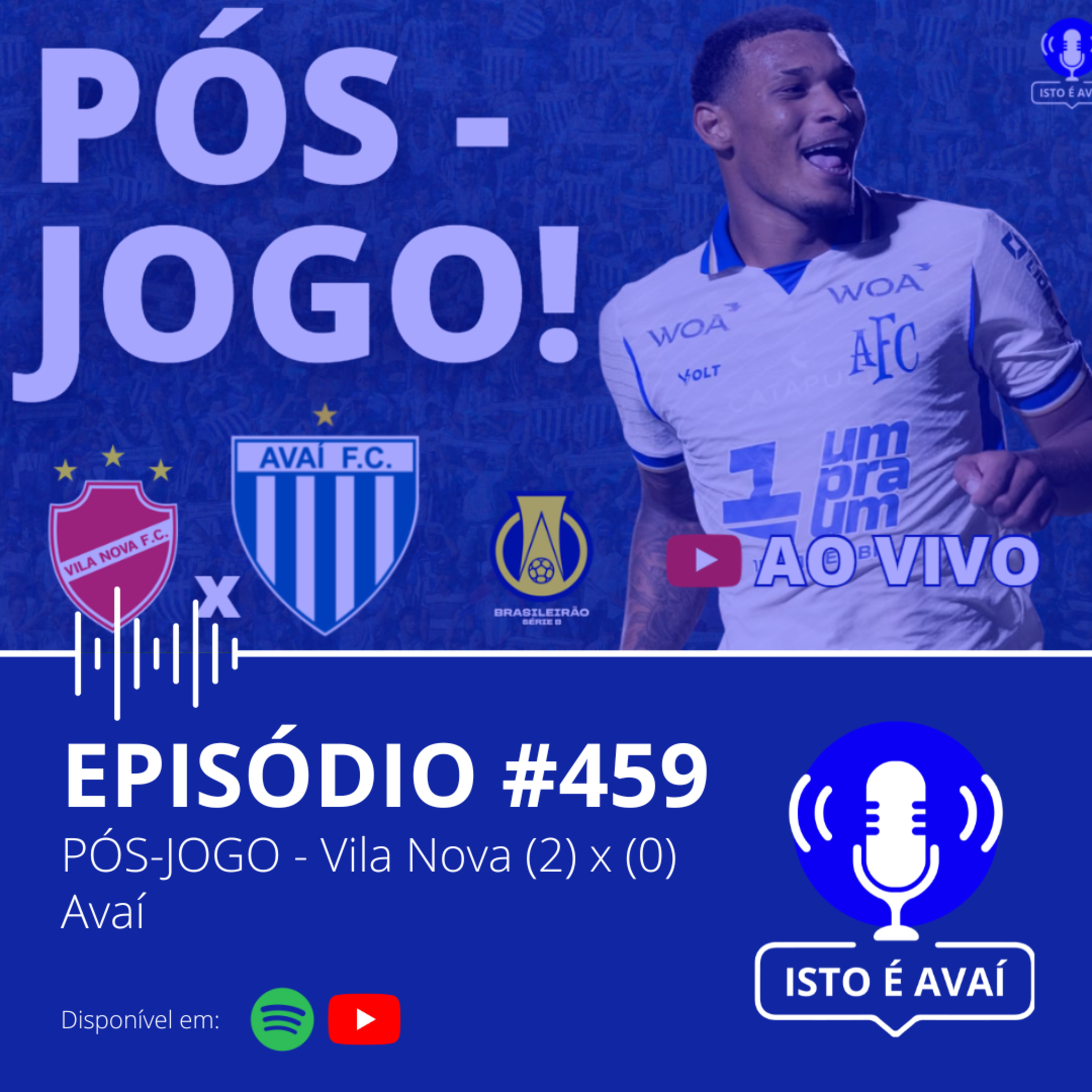 PÓS JOGO - Vila Nova (2) x (0) Avaí #459 - 2026 episode artwork