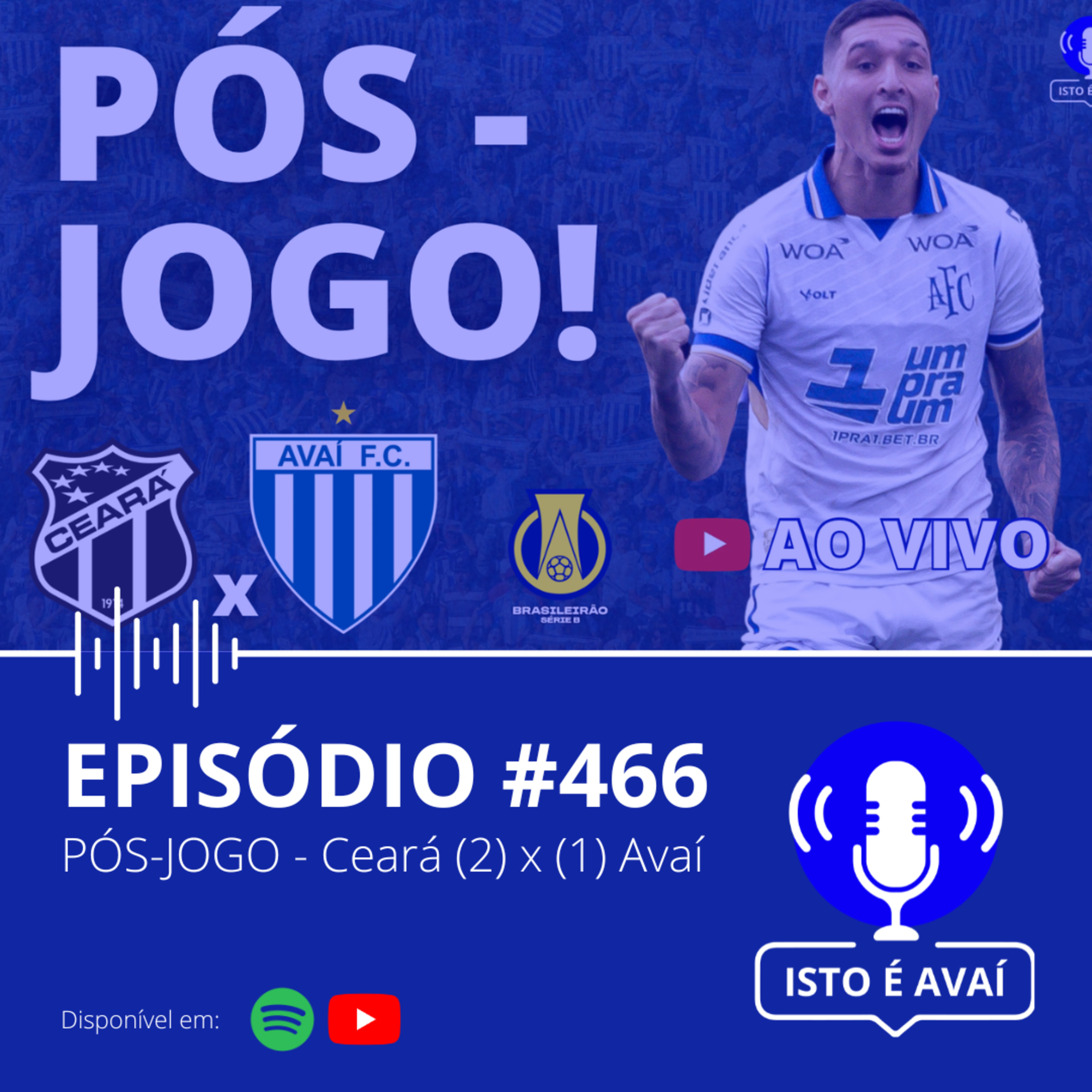 PÓS JOGO - Ceará (2) x (0) Avaí #466 - 2026 episode artwork