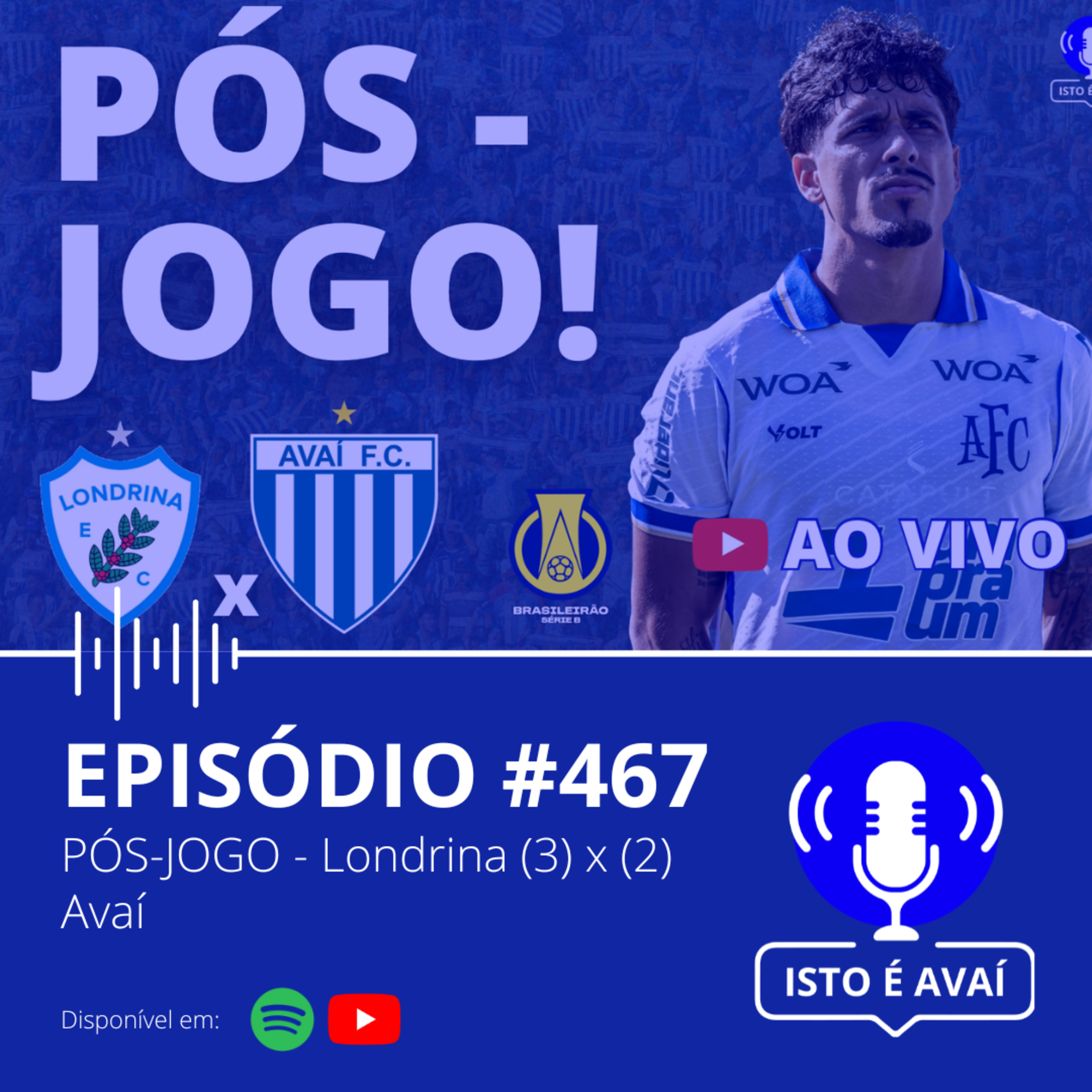 PÓS JOGO - Londrina (3) x (2) Avaí #467 - 2026 episode artwork