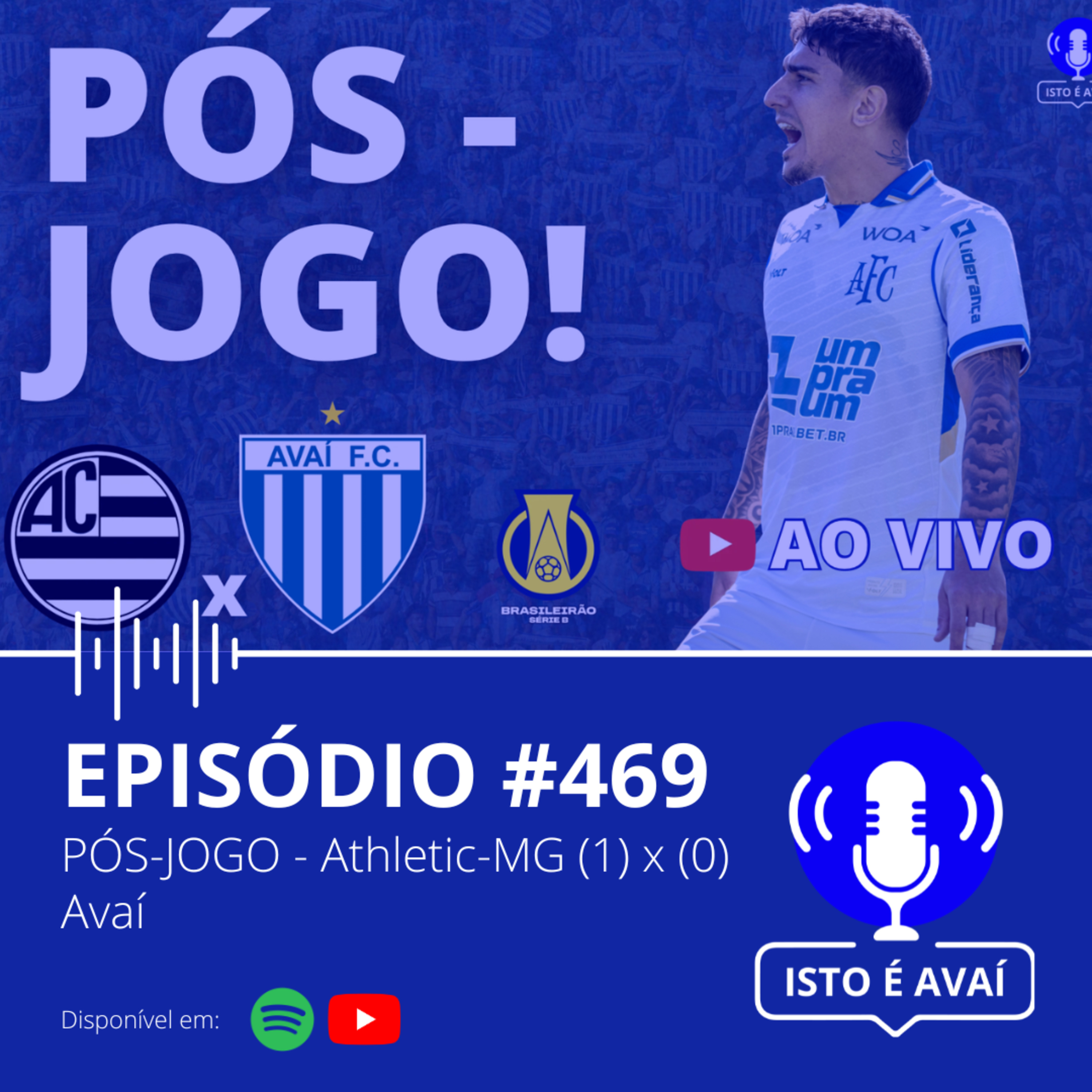 PÓS JOGO - Athletic-MG (1) x (0) Avaí #469 - 2026 episode artwork
