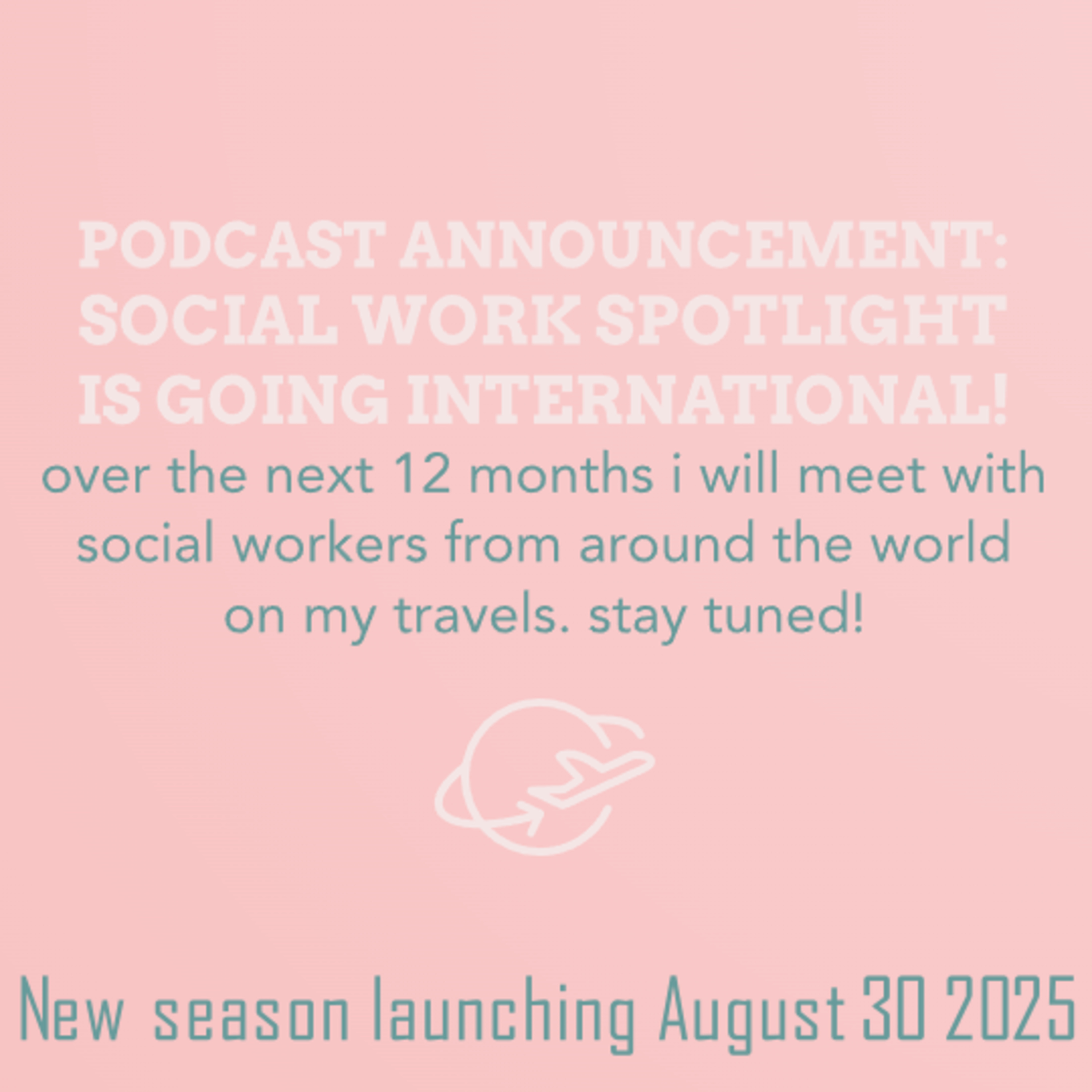 Special Announcement - international season coming soon!