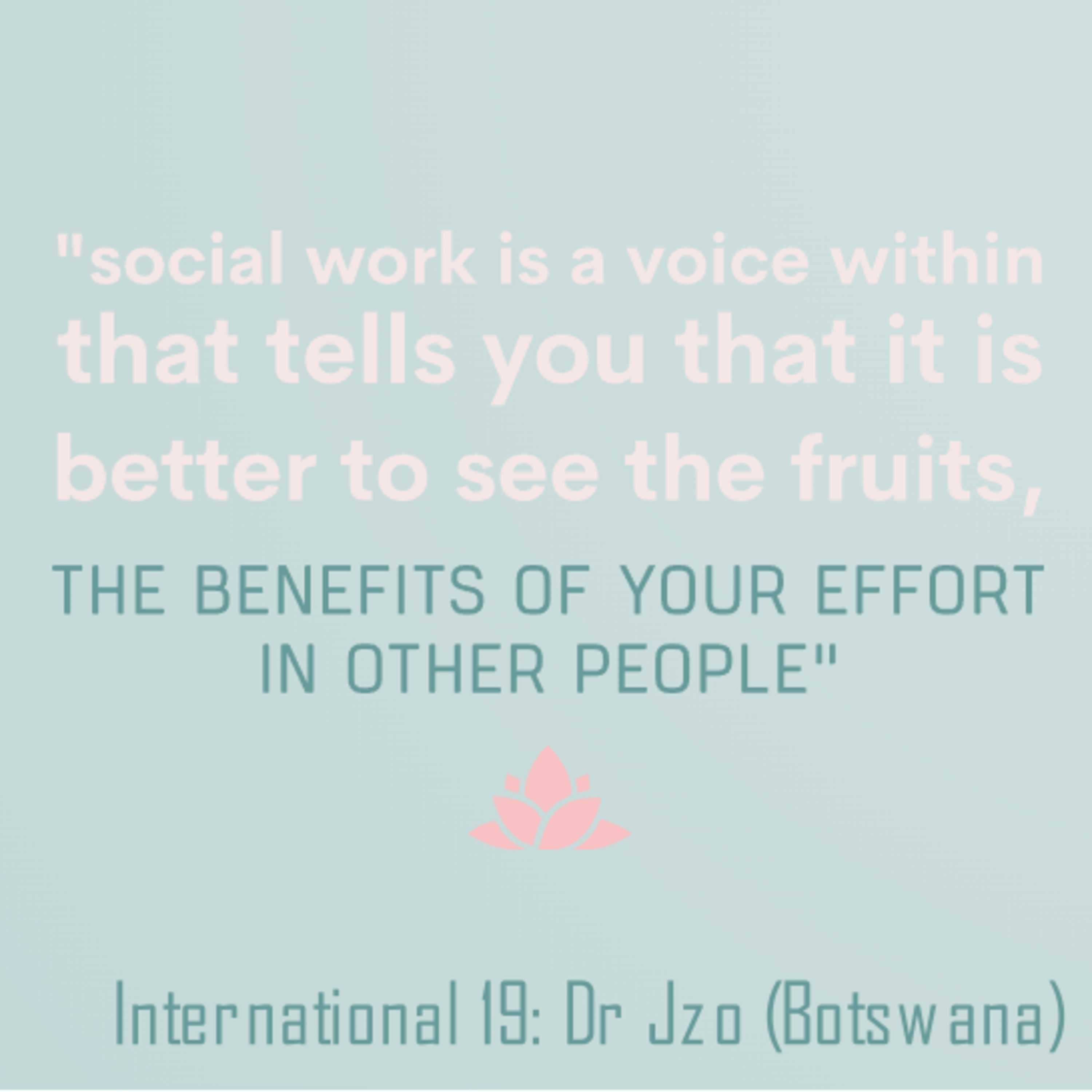 International Episode 19: Dr Jzo (Botswana)