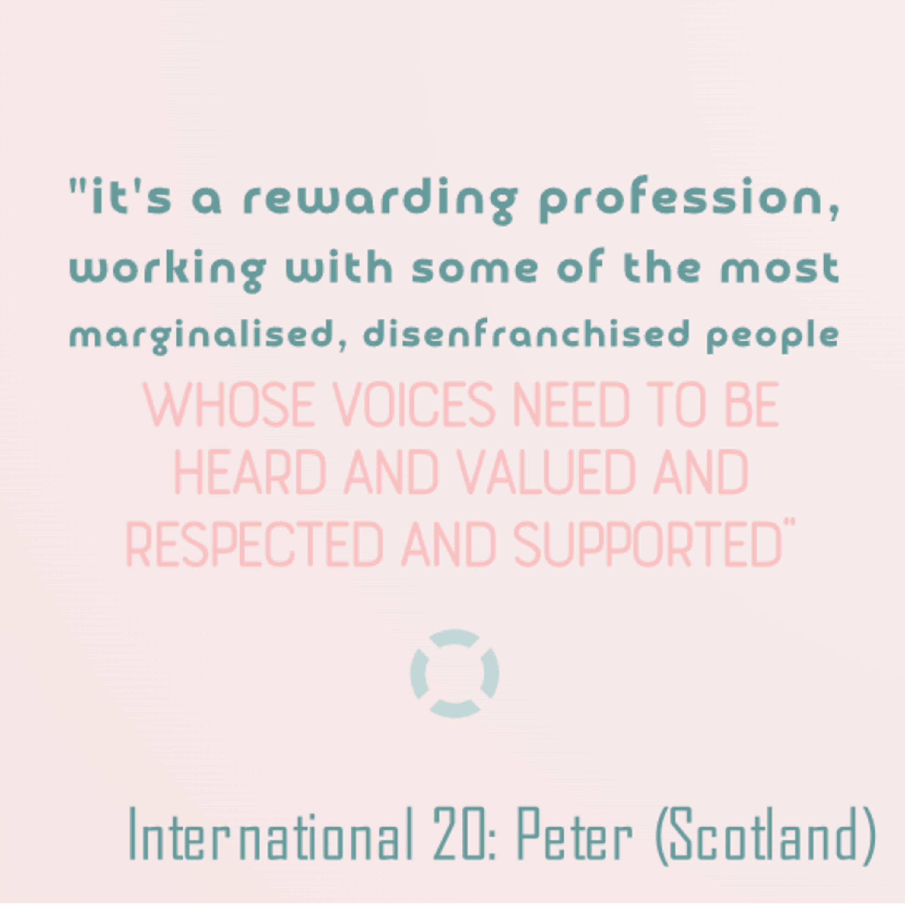 International Episode 20: Peter (Scotland) episode artwork