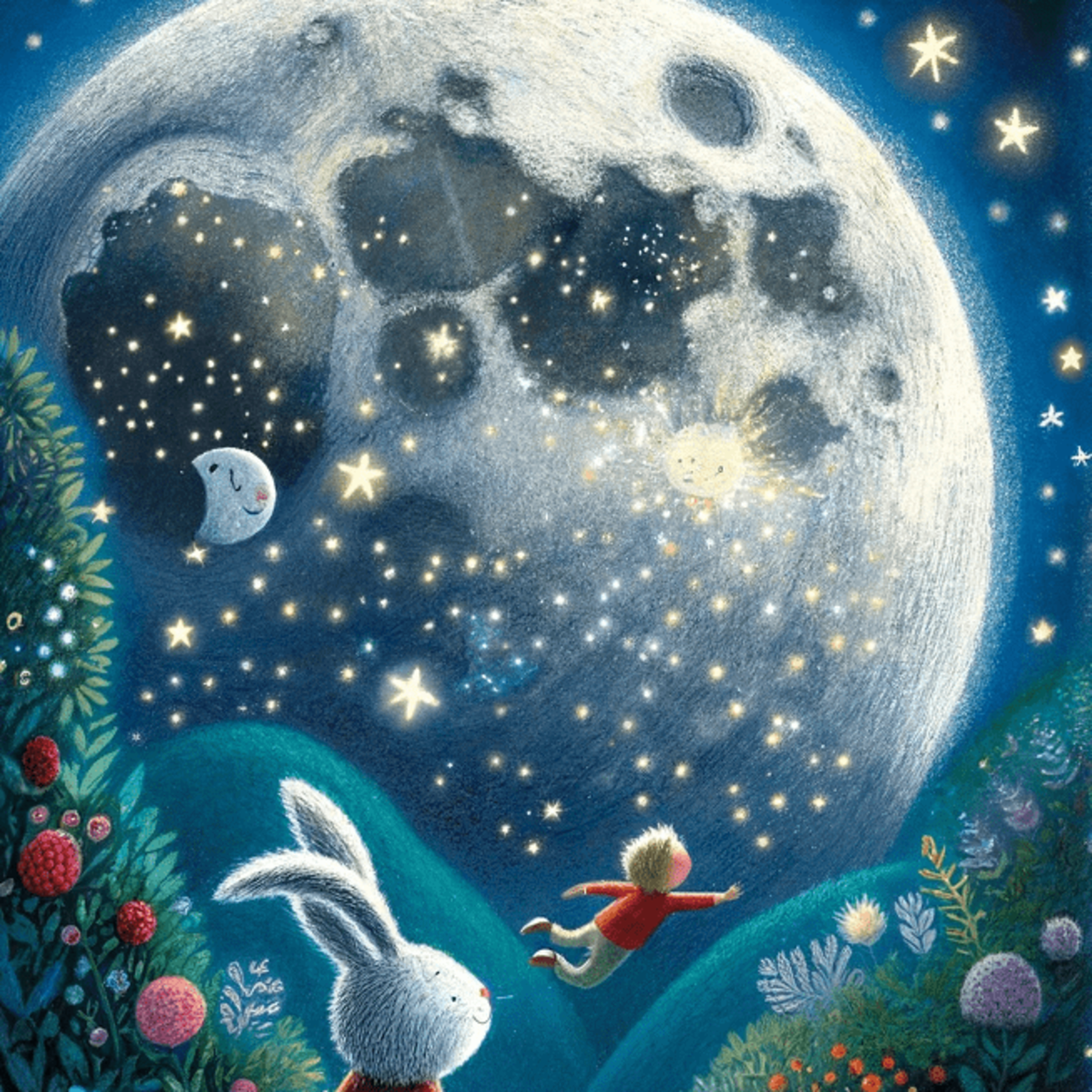 Max und der Mondhase. Gute Nacht Geschichten für Kinder zum Einschlafen für eine schöne Reise ins Traumland zum Vorlesen und selber lesen lassen mit Mehrwert, Wissen und Lernerfolg episode artwork
