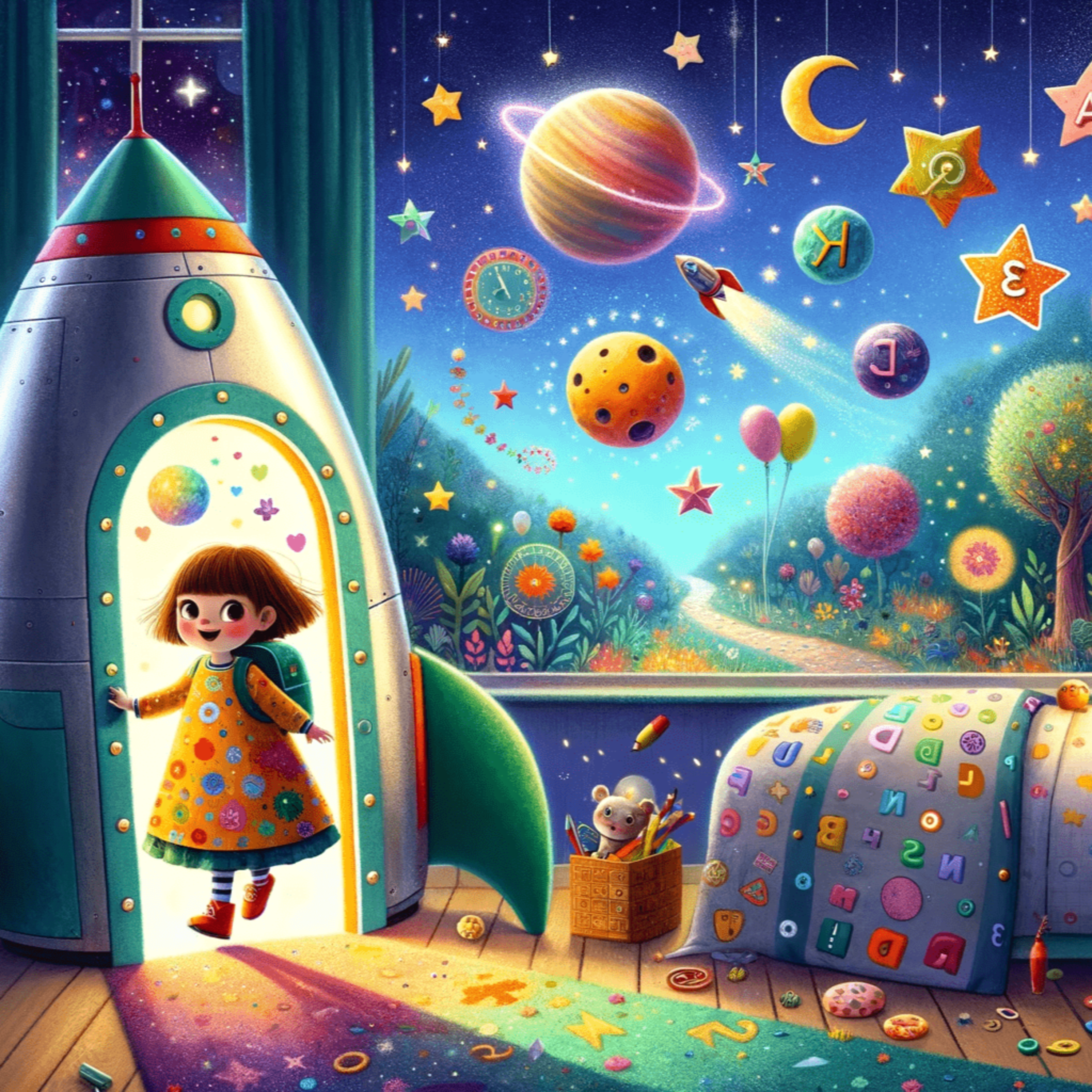 Emma und die Reise zum Lernplaneten. Gute Nacht Geschichten für Kinder zum Einschlafen für eine schöne Reise ins Traumland zum Vorlesen und selber lesen lassen mit Mehrwert, Wissen und Lernerfolg episode artwork