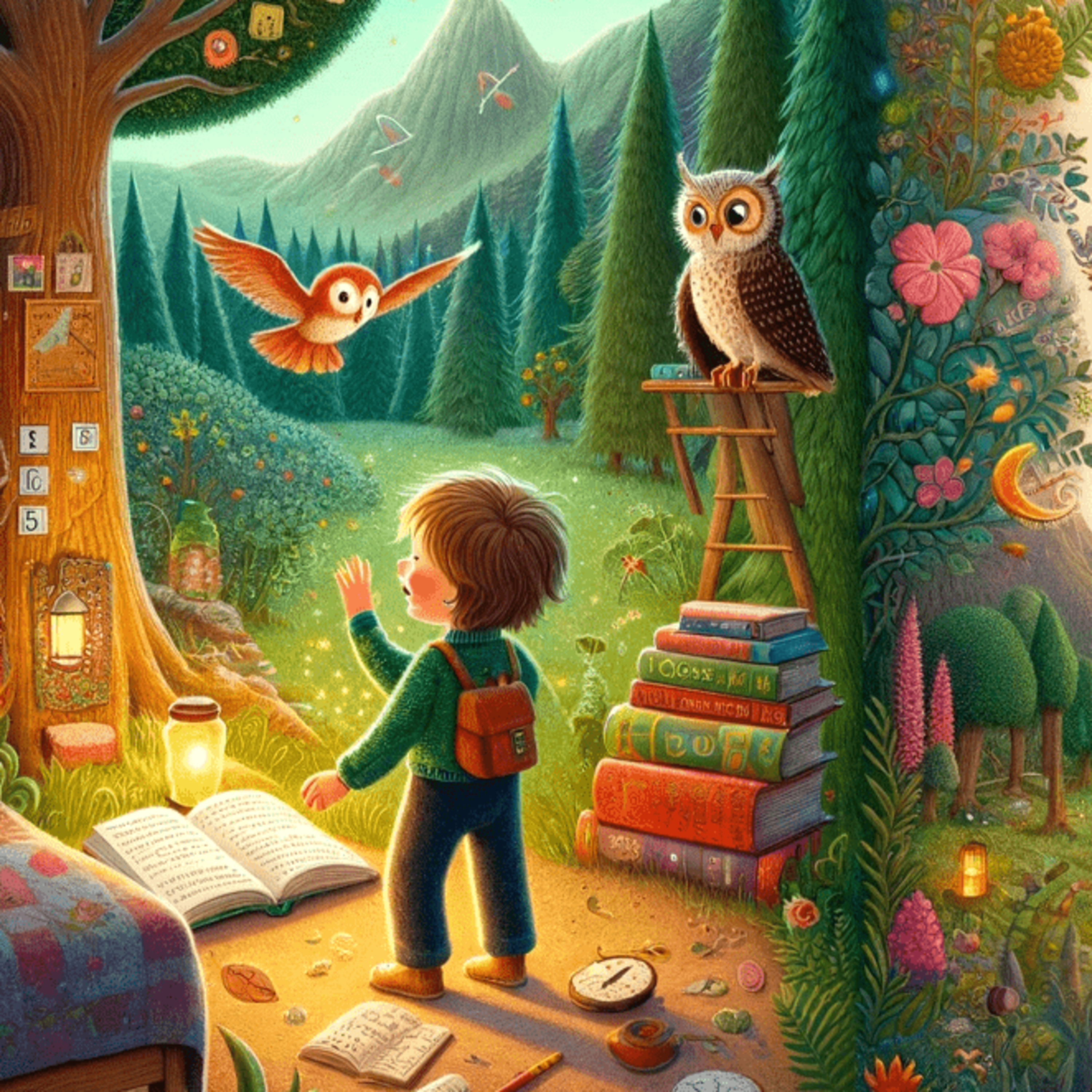 Felix und das Abenteuer im Wunderwald. Gute Nacht Geschichten für Kinder zum Einschlafen für eine schöne Reise ins Traumland zum Vorlesen und selber lesen lassen mit Mehrwert, Wissen und Lernerfolg  episode artwork