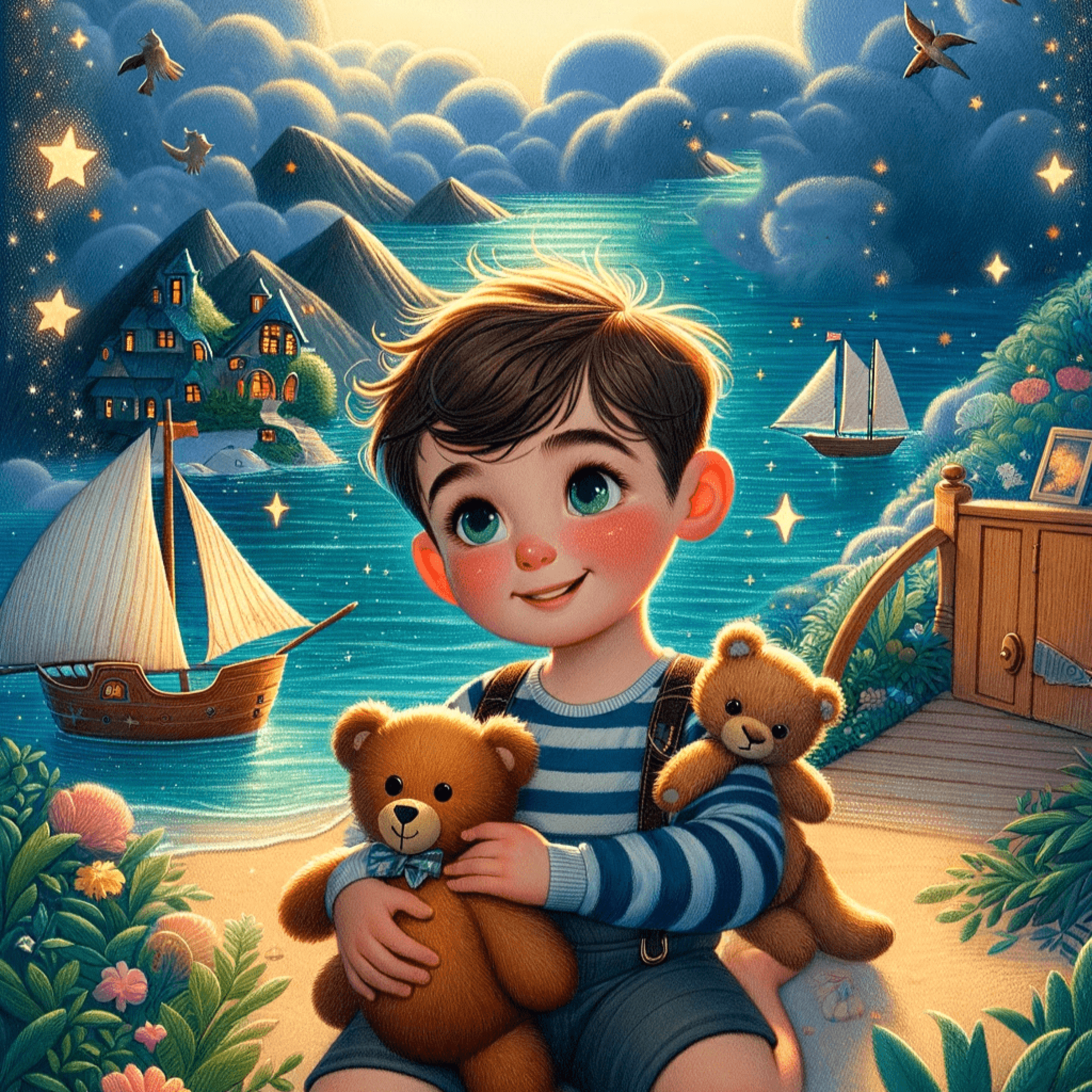 Lucas und das Geheimnis der Trauminsel. Gute Nacht Geschichten für Kinder zum Einschlafen für eine schöne Reise ins Traumland zum Vorlesen und selber lesen lassen mit Mehrwert, Wissen und Lernerfolg episode artwork