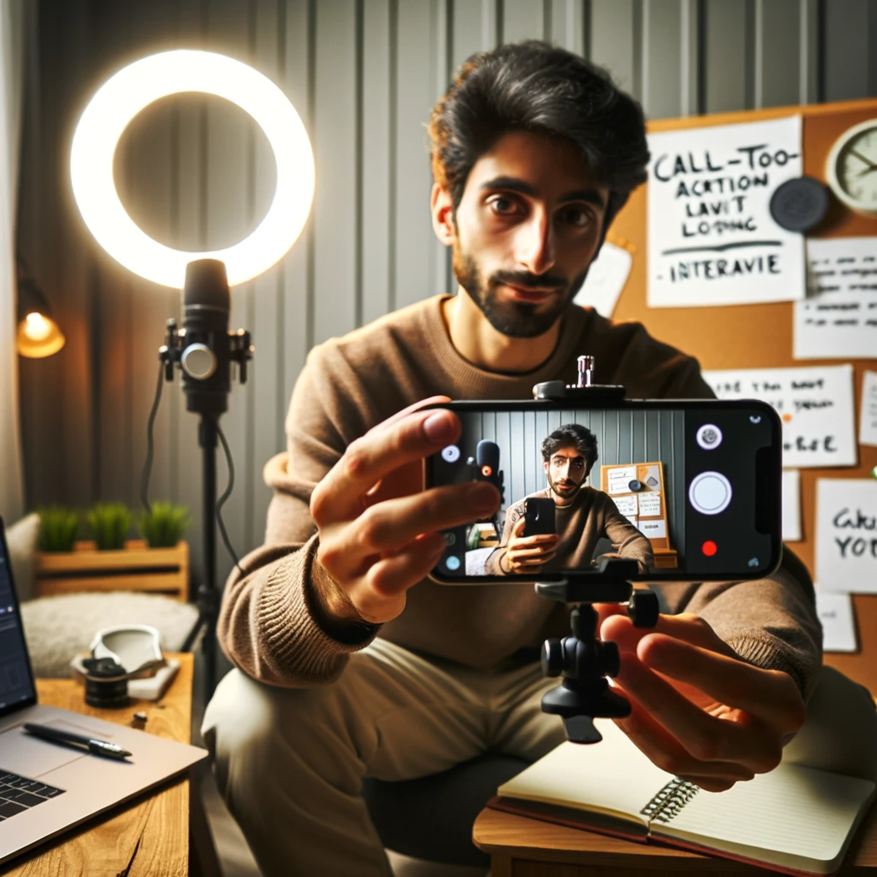 Videos mit dem Smartphone für Social Media erstellen. Einsatz von Call-to-Actions und interaktiven Elementen. Wie werde ich im Internet sichtbar?!: Starte mit Social Media für Erfolg episode artwork