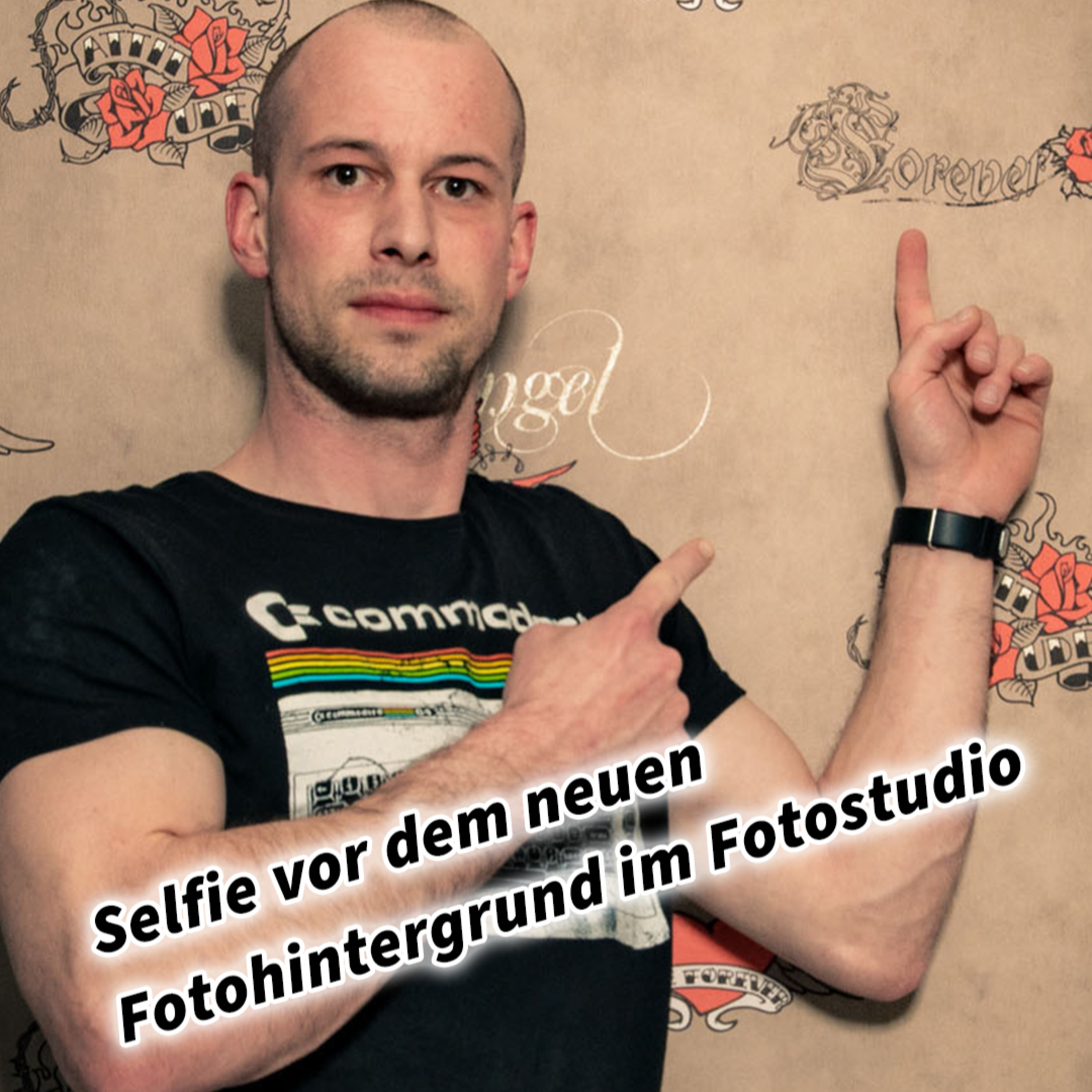 Selfie Portrait vor dem neuen Fotohintergrund im Fotostudio inkl. 37 Foto und Video Tipps für Fotohintergrund im Studio episode artwork