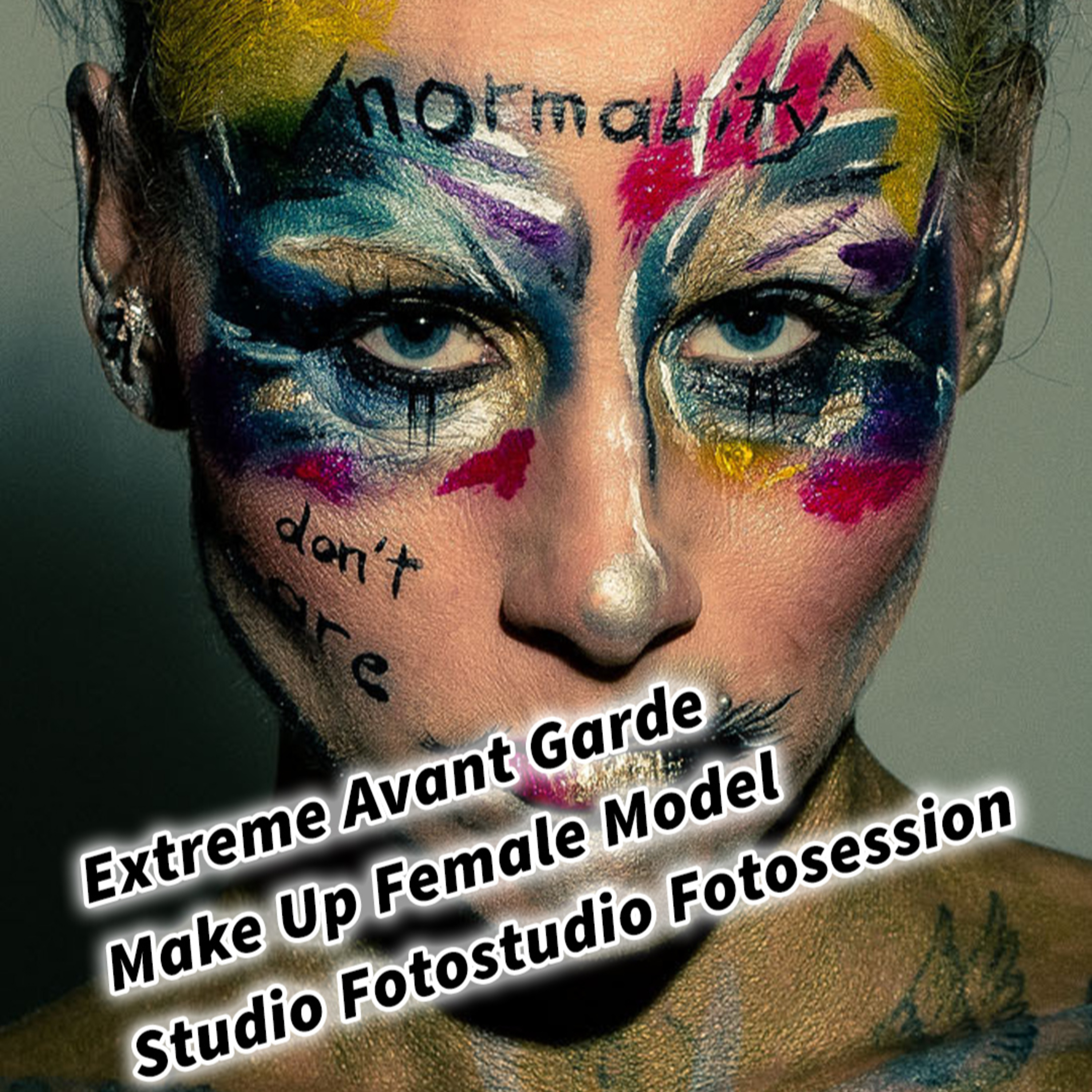 Extreme Avant Garde Make Up Female Model Studio Fotostudio Fotosession mit Make Up Artist inkl. 37 Fototipps für ein Make Up Fotoshooting episode artwork
