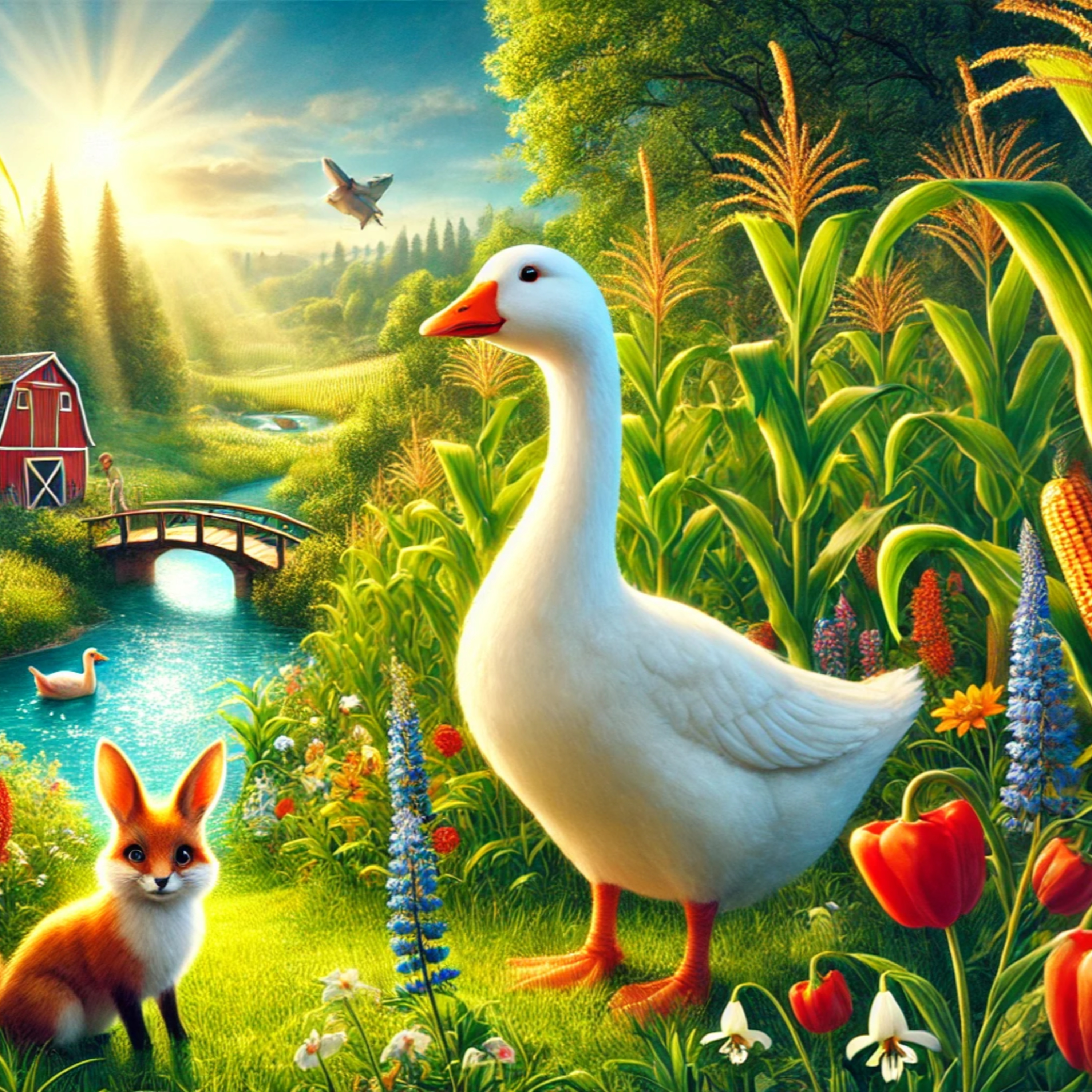 Das große Abenteuer von Greta, der neugierigen Gans. 20 Spannende und lehrreiche Kindergeschichten am Bauernhof. Tierische Geschichten voller Mut und Freundschaft episode artwork
