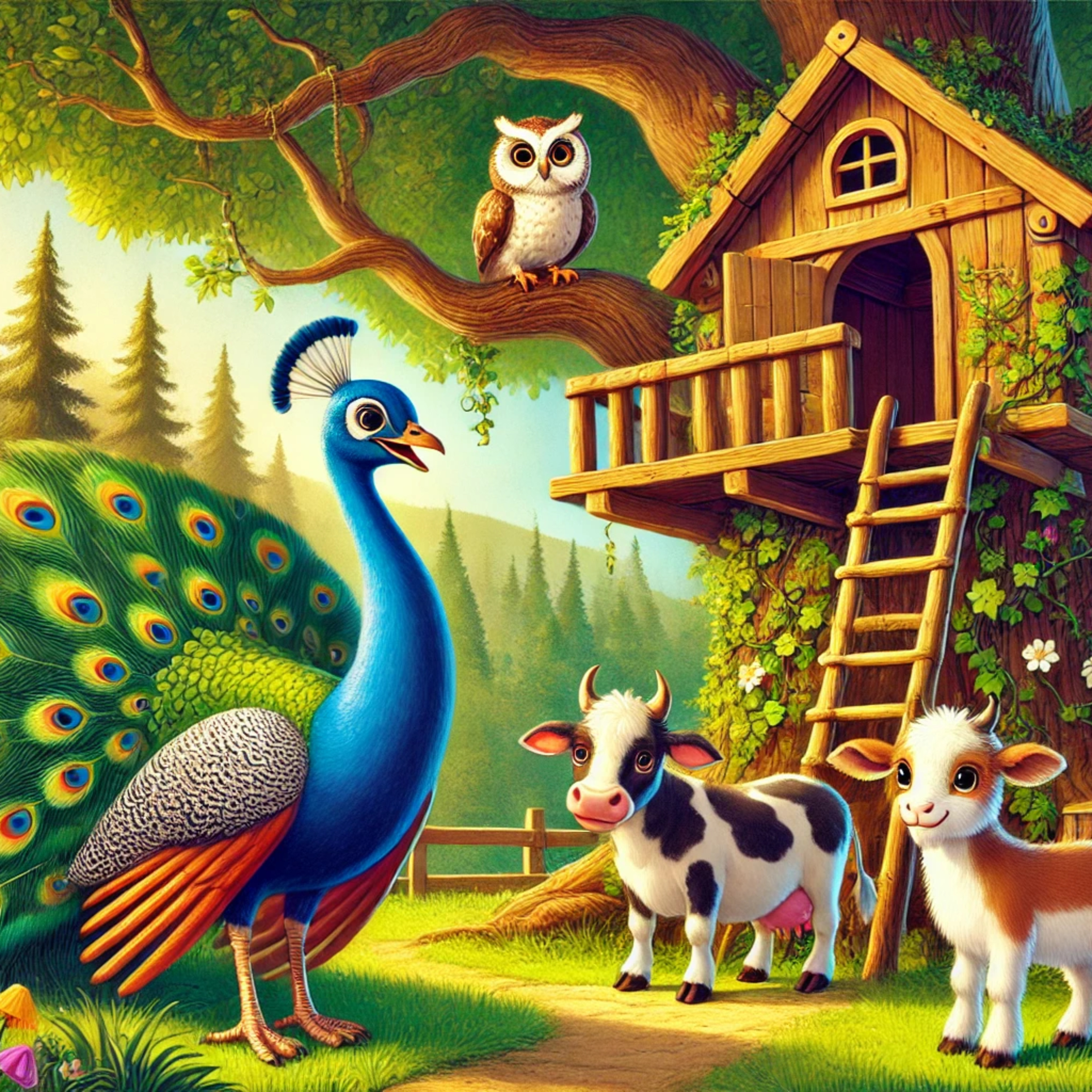 Der Pfau und das große Bauernhof-Abenteuer. 20 Spannende und lehrreiche Kindergeschichten am Bauernhof. Tierische Geschichten voller Mut und Freundschaft. Erzählungen von Entdeckern und Freunden episode artwork