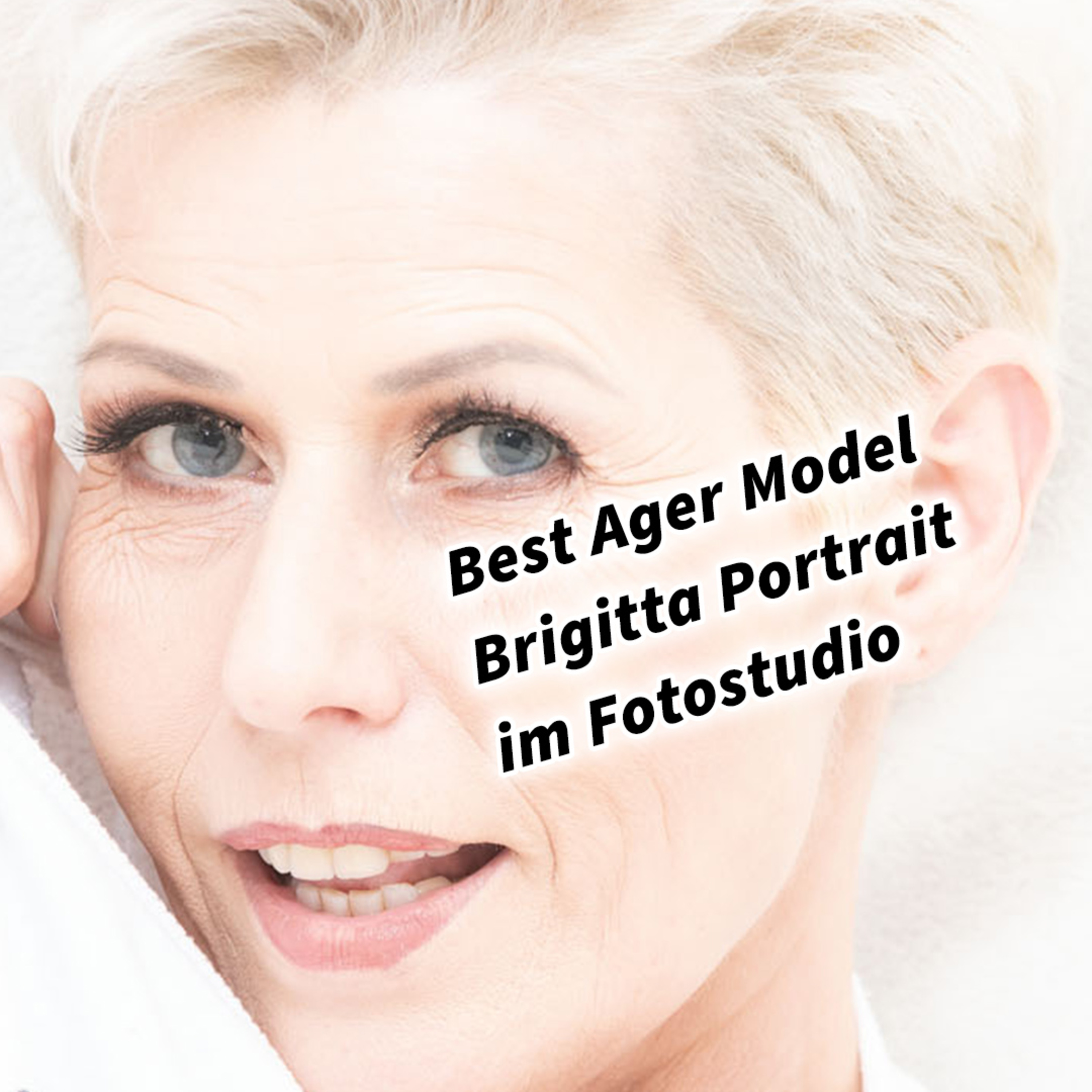 Best Ager Female Model Brigitta Portrait Fotografie im Fotostudio episode artwork