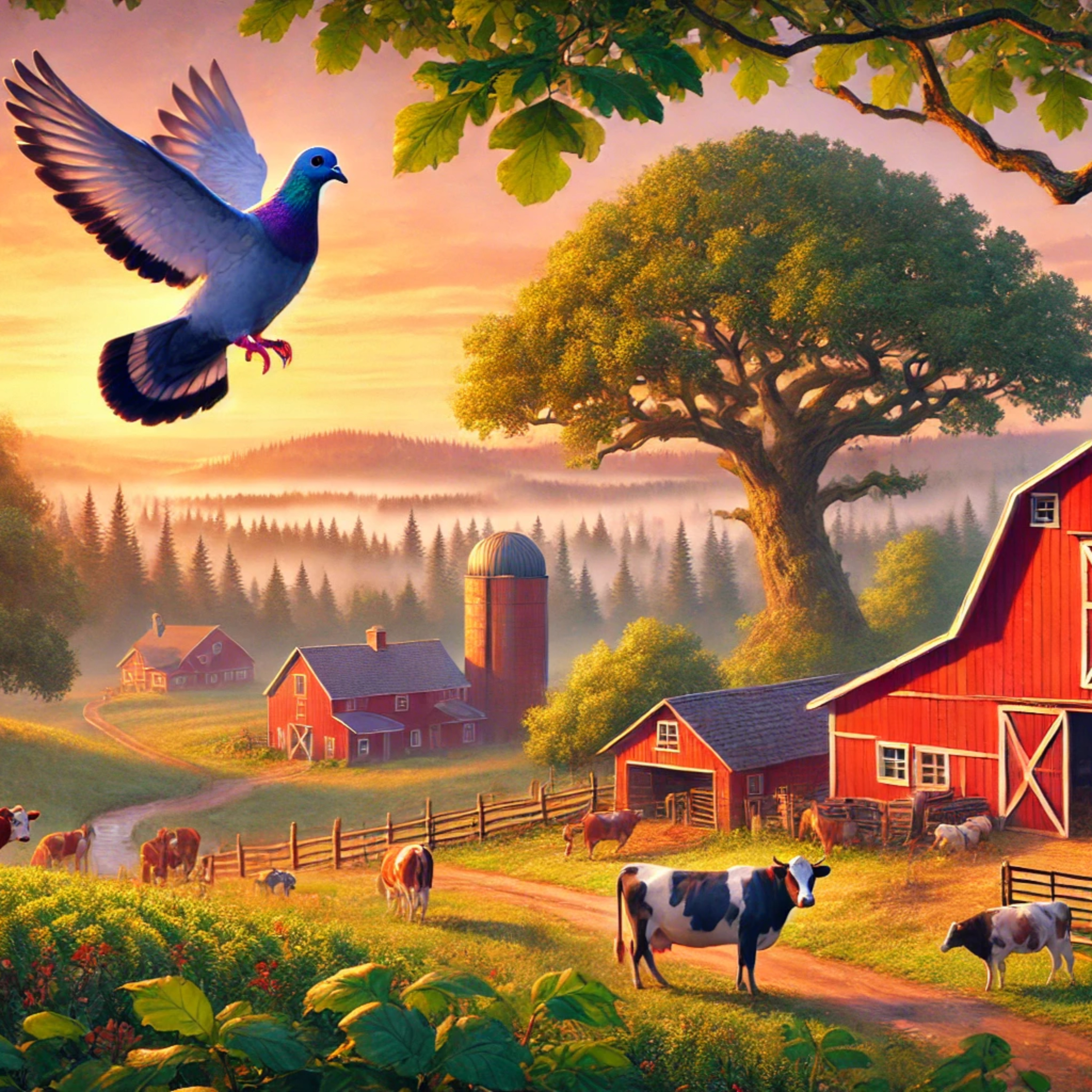 Eine spannende Reise der Taube Tilda. 20 Spannende und lehrreiche Kindergeschichten am Bauernhof. Tierische Geschichten voller Mut und Freundschaft. Erzählungen von Entdeckern und Freunden.  episode artwork