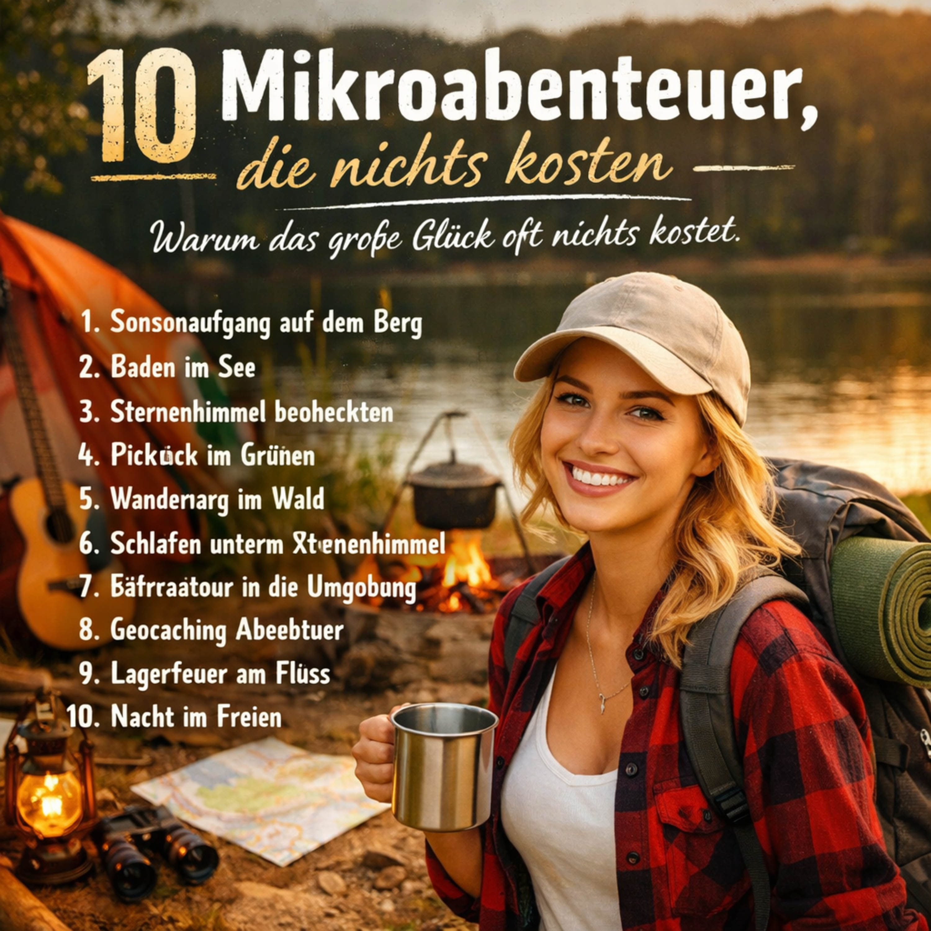 10 Mikroabenteuer, die nichts kosten. Warum das große Glück oft nichts kostet. episode artwork