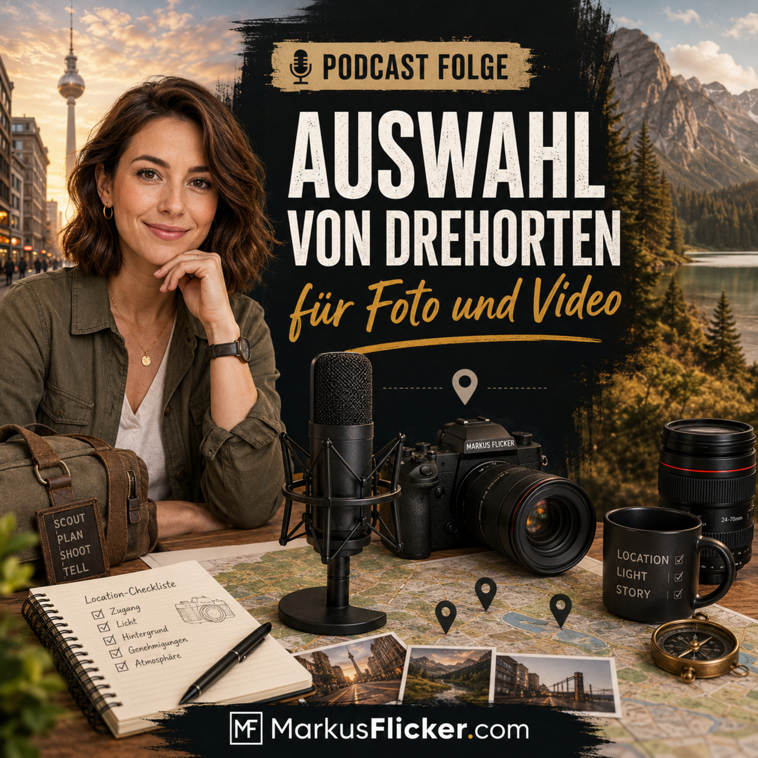 Auswahl von Drehorten für Foto und Video episode artwork