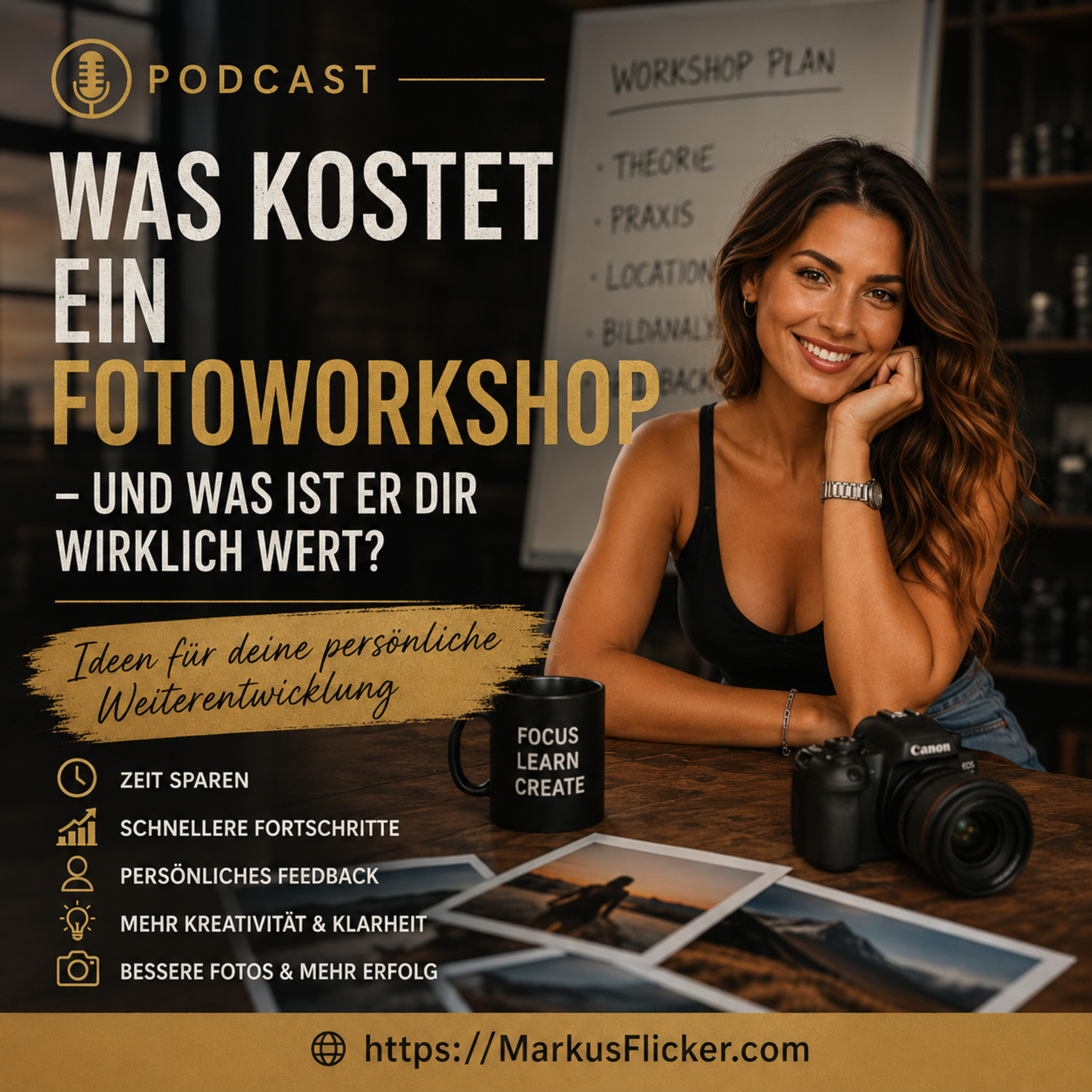 Was kostet ein Fotoworkshop – und was ist er dir wirklich wert? Ideen für deine persönliche Weiterentwicklung episode artwork