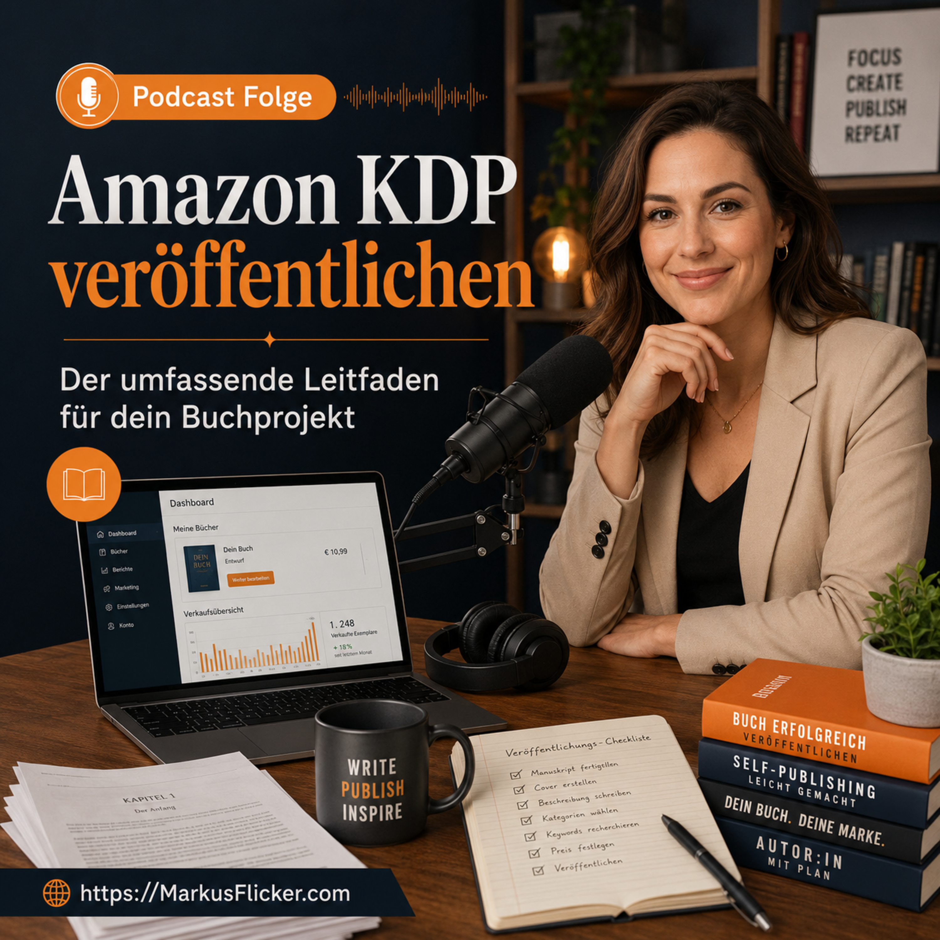 Amazon KDP veröffentlichen: Der umfassende Leitfaden für dein Buchprojekt episode artwork