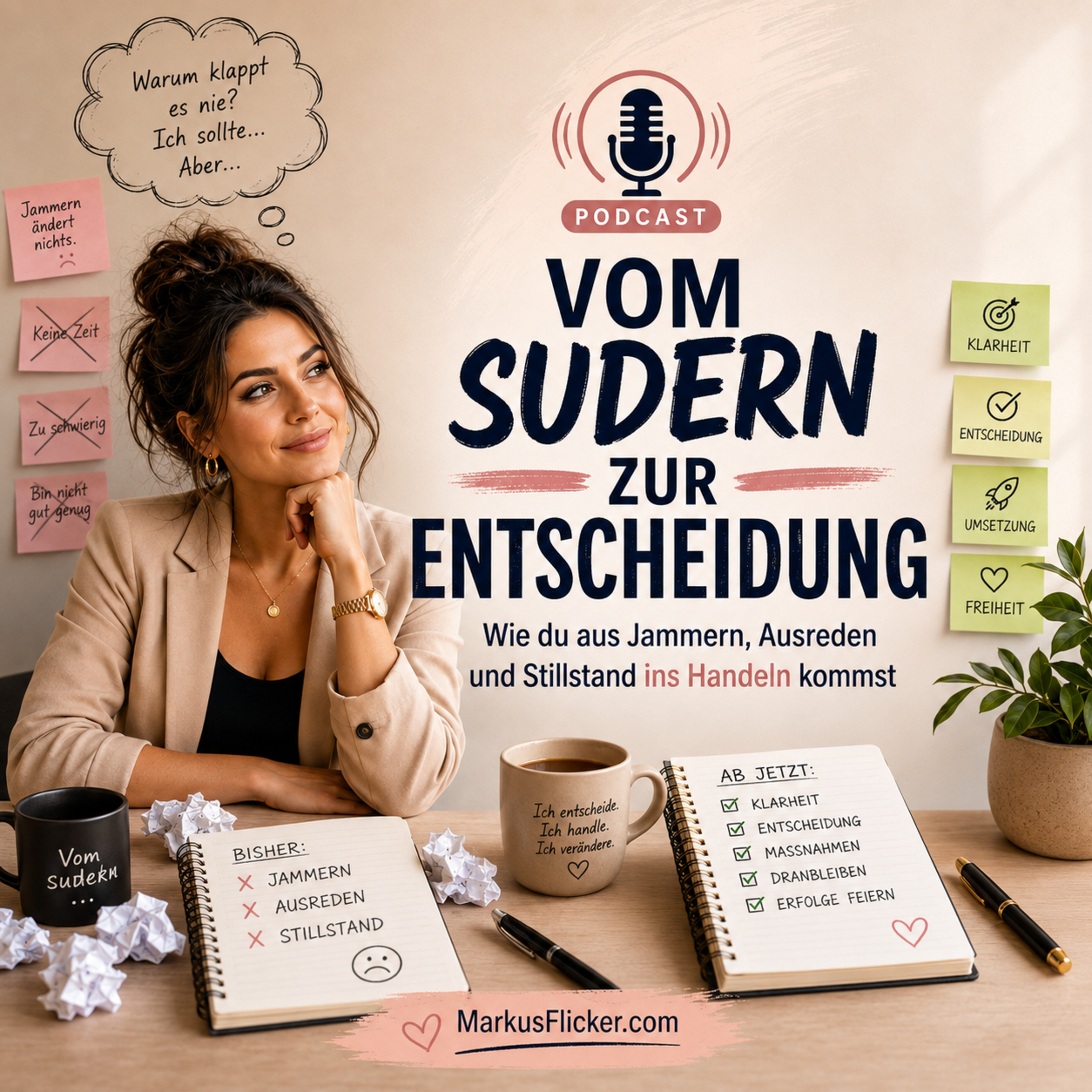 Vom Sudern zur Entscheidung: Wie du aus Jammern, Ausreden und Stillstand ins Handeln kommst