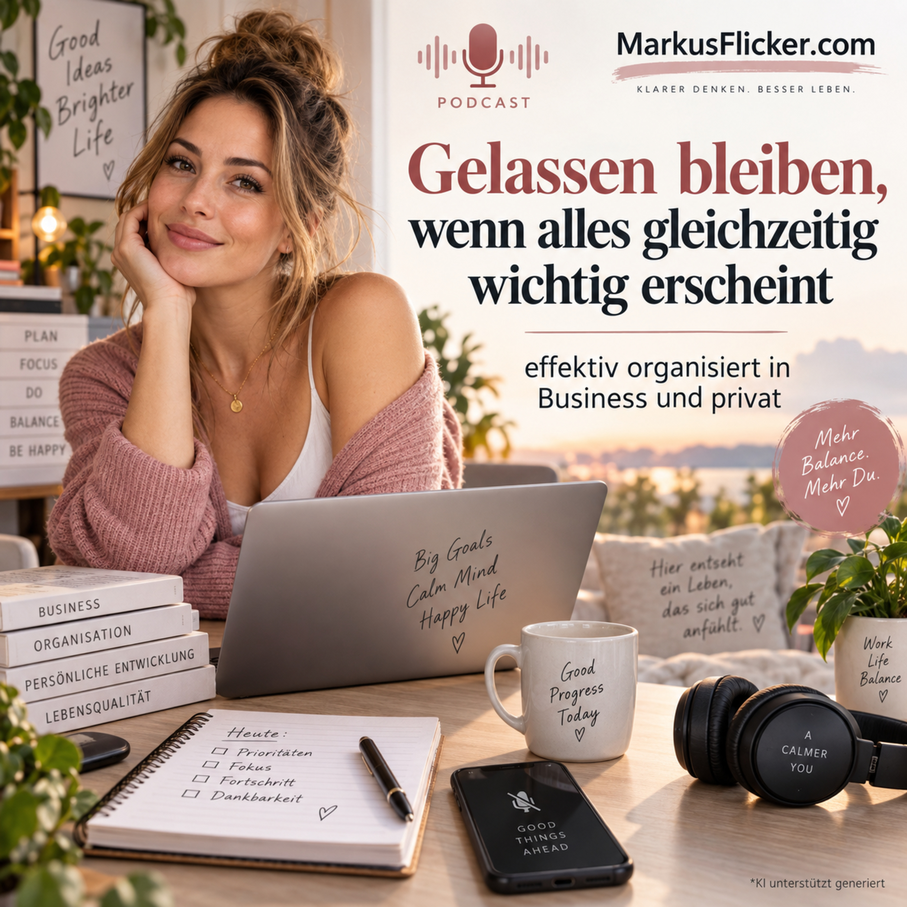 Gelassen bleiben, wenn alles gleichzeitig wichtig erscheint – effektiv organisiert in Business und privat