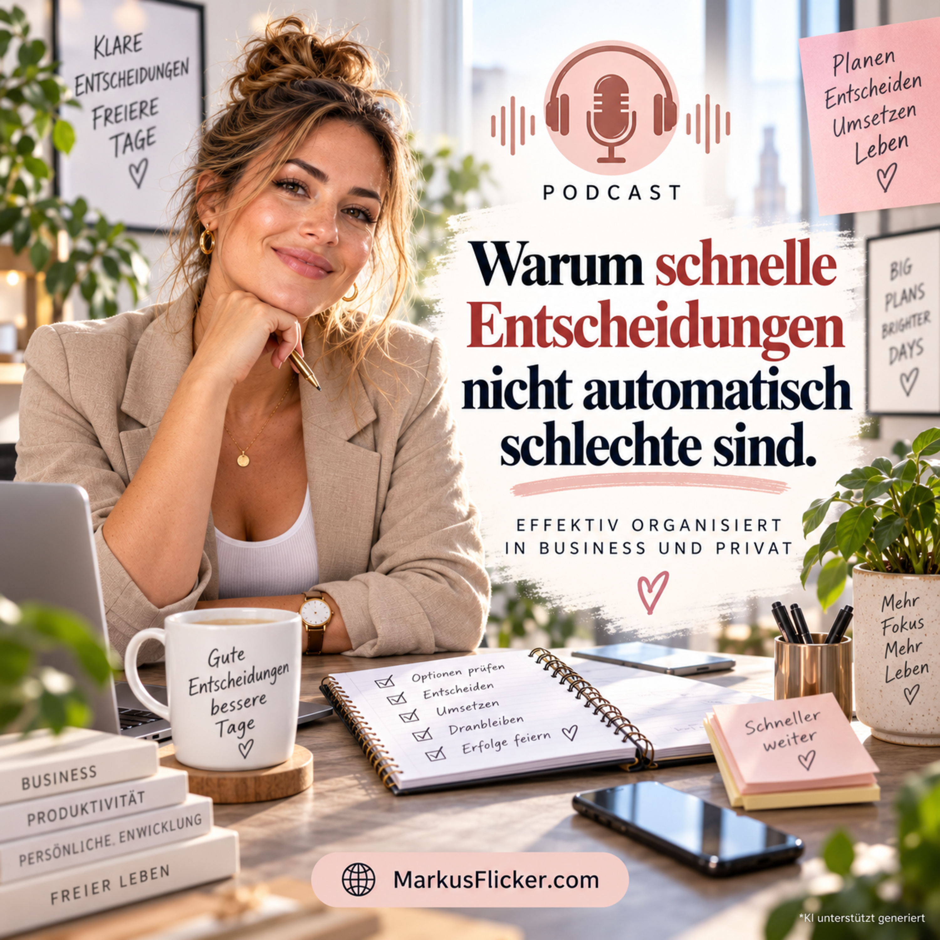 Warum schnelle Entscheidungen nicht automatisch schlechte sind. Effektiv organisiert in Business und privat