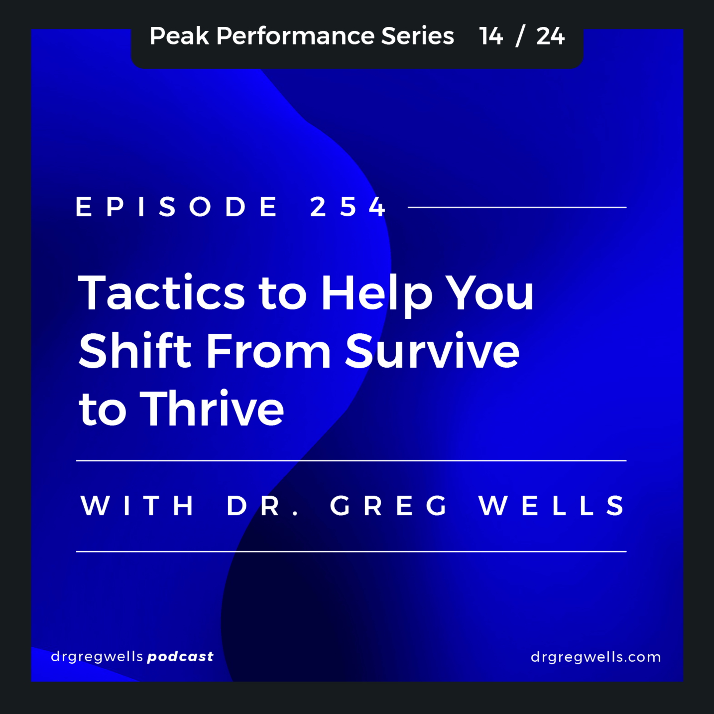 Ep 254. 5 Tactics to help you shift from survive to thrive