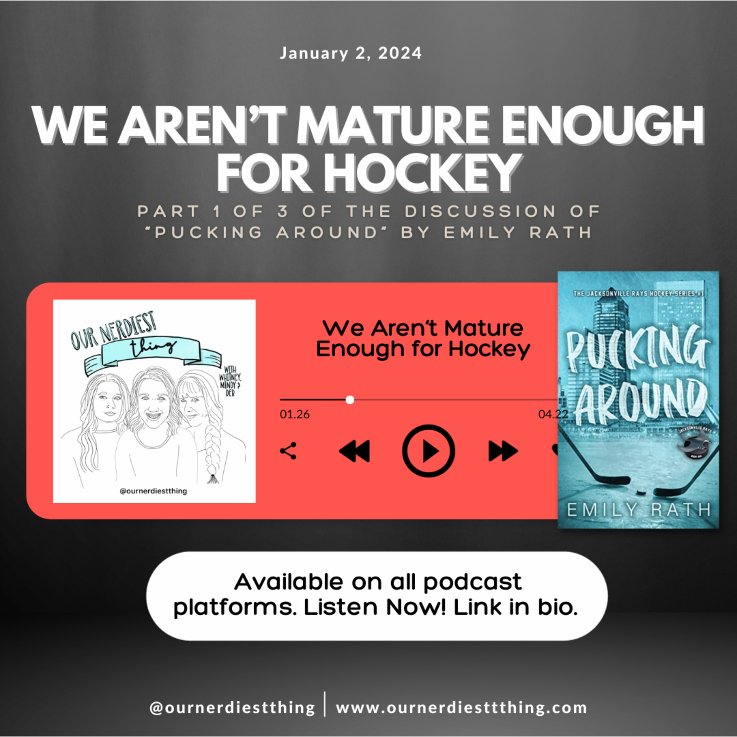 Season 3: Episode 15 - We Aren’t Mature Enough For Hockey episode artwork