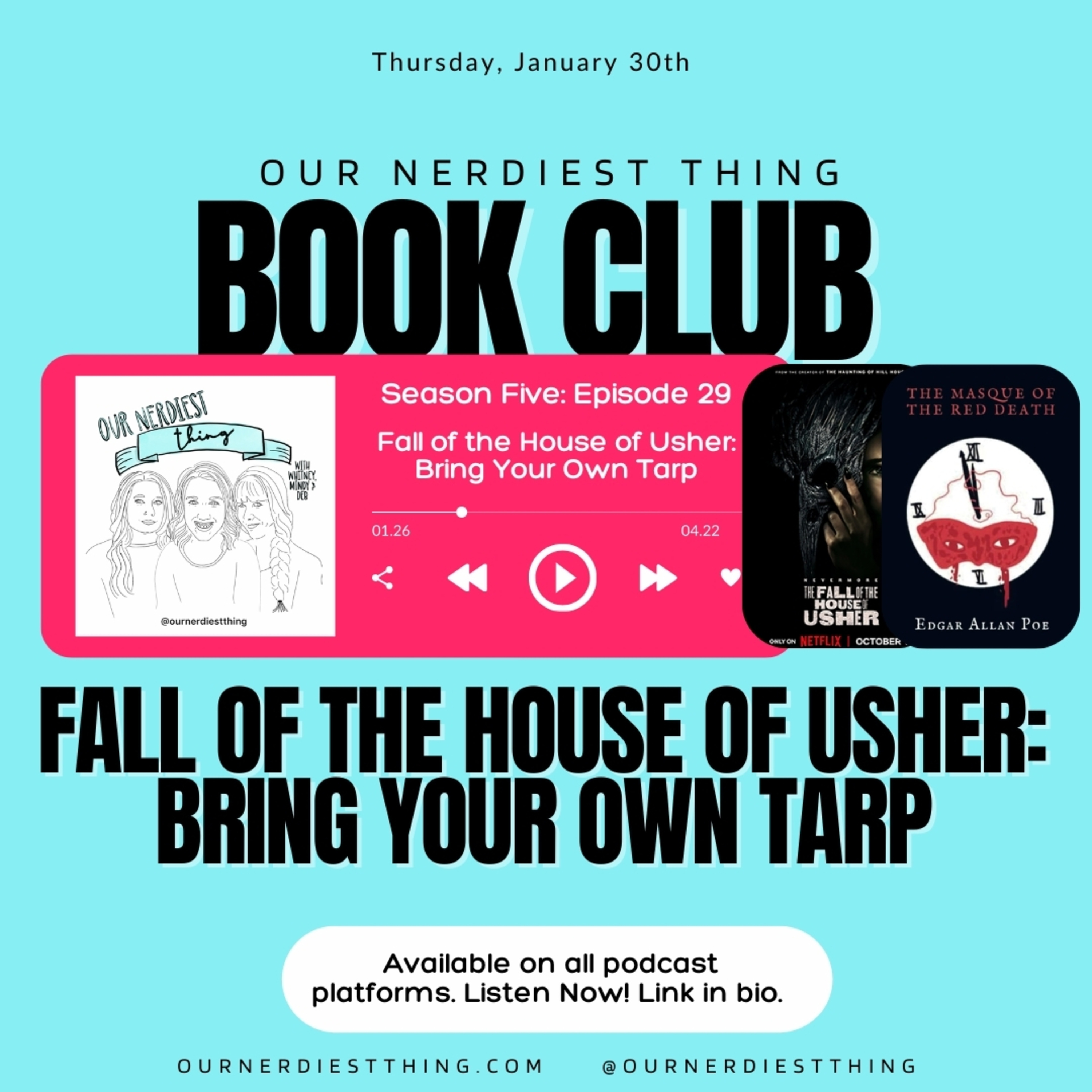 Season 5: Episode 29 - Fall of the House of Usher & Poe - Bring Your Own Tarp episode artwork