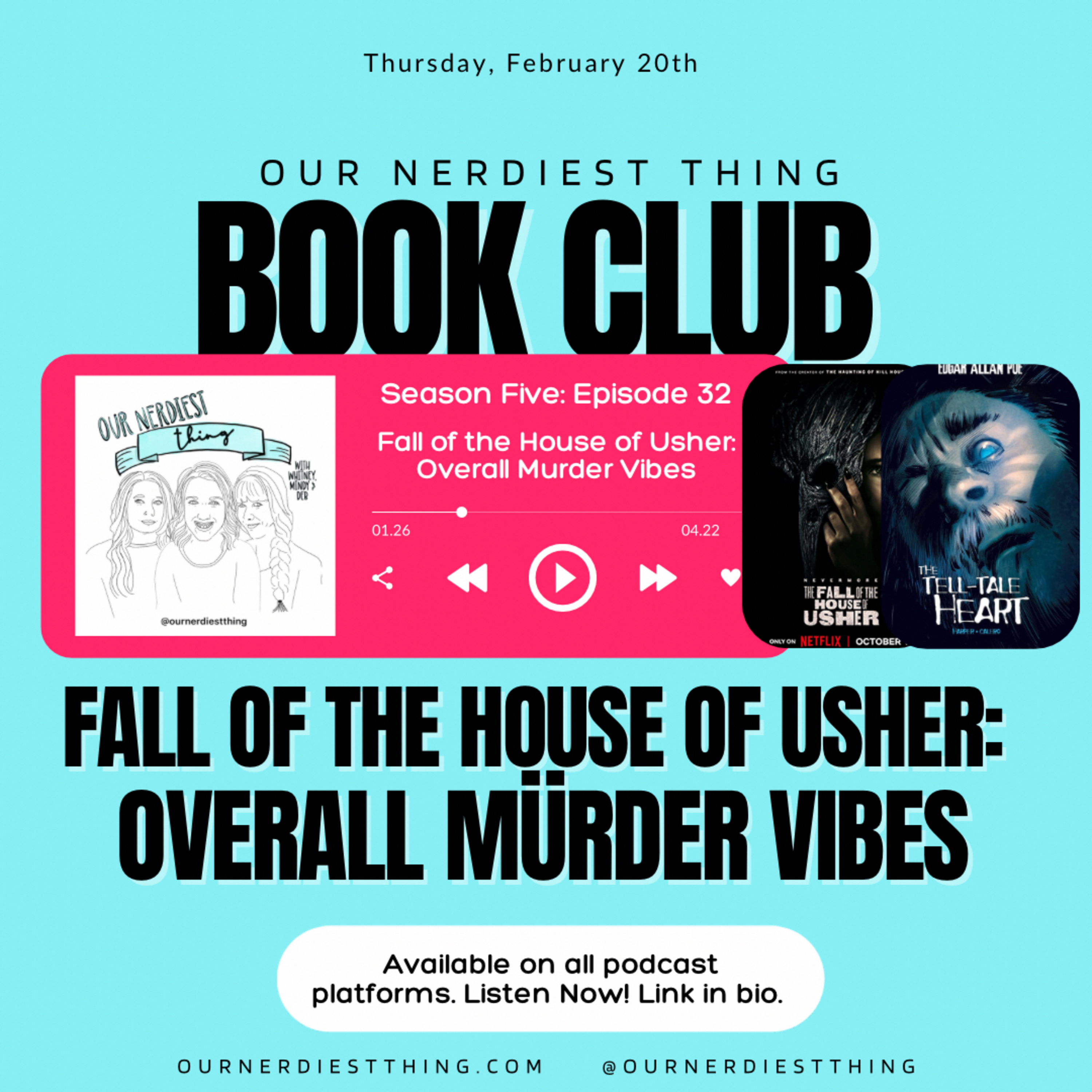 Season 5 - Episode 32 : Fall of the House of Usher - Overall Murder Vibes episode artwork