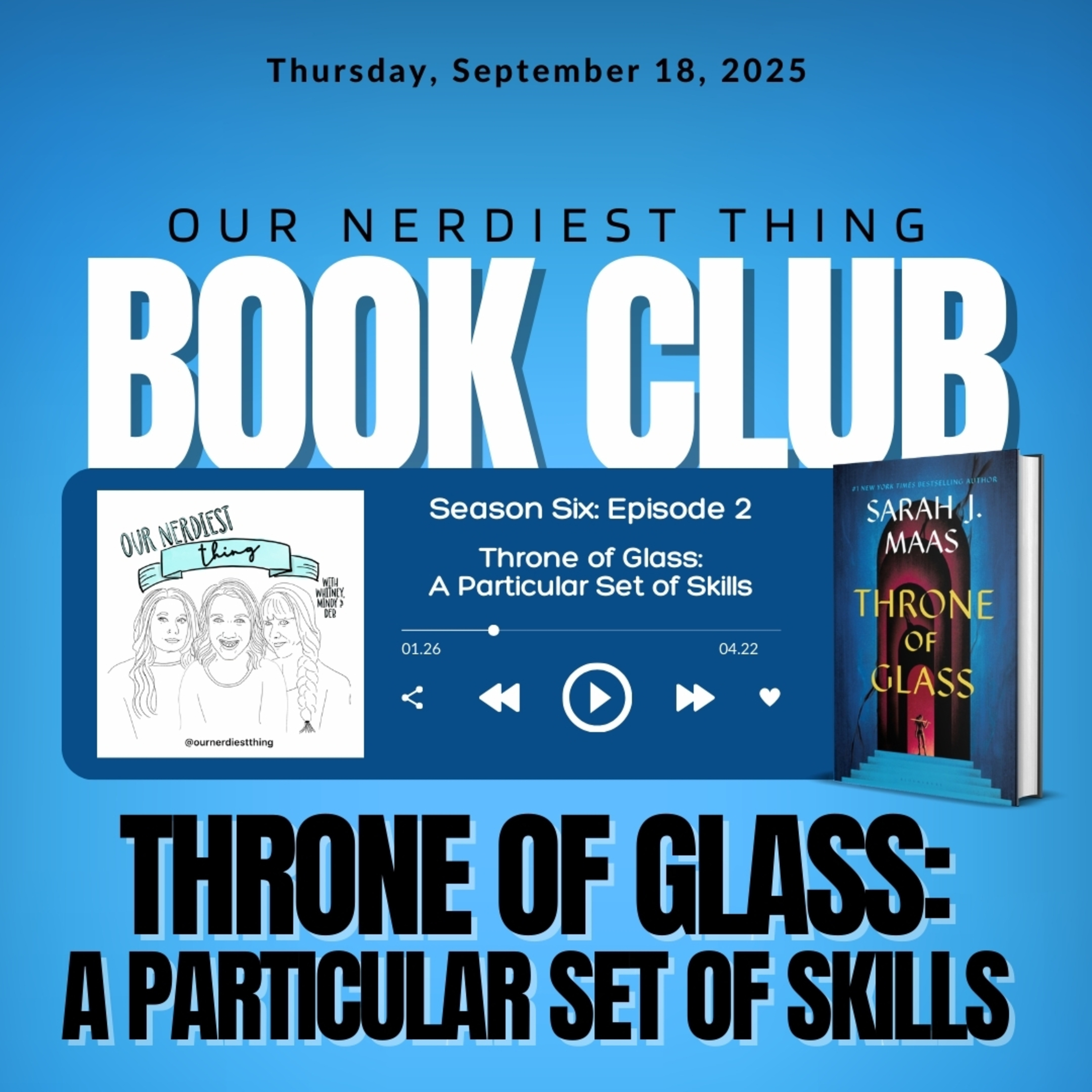 Season 6: Episode 2 - Throne of Glass: A Particular Set of Skills episode artwork