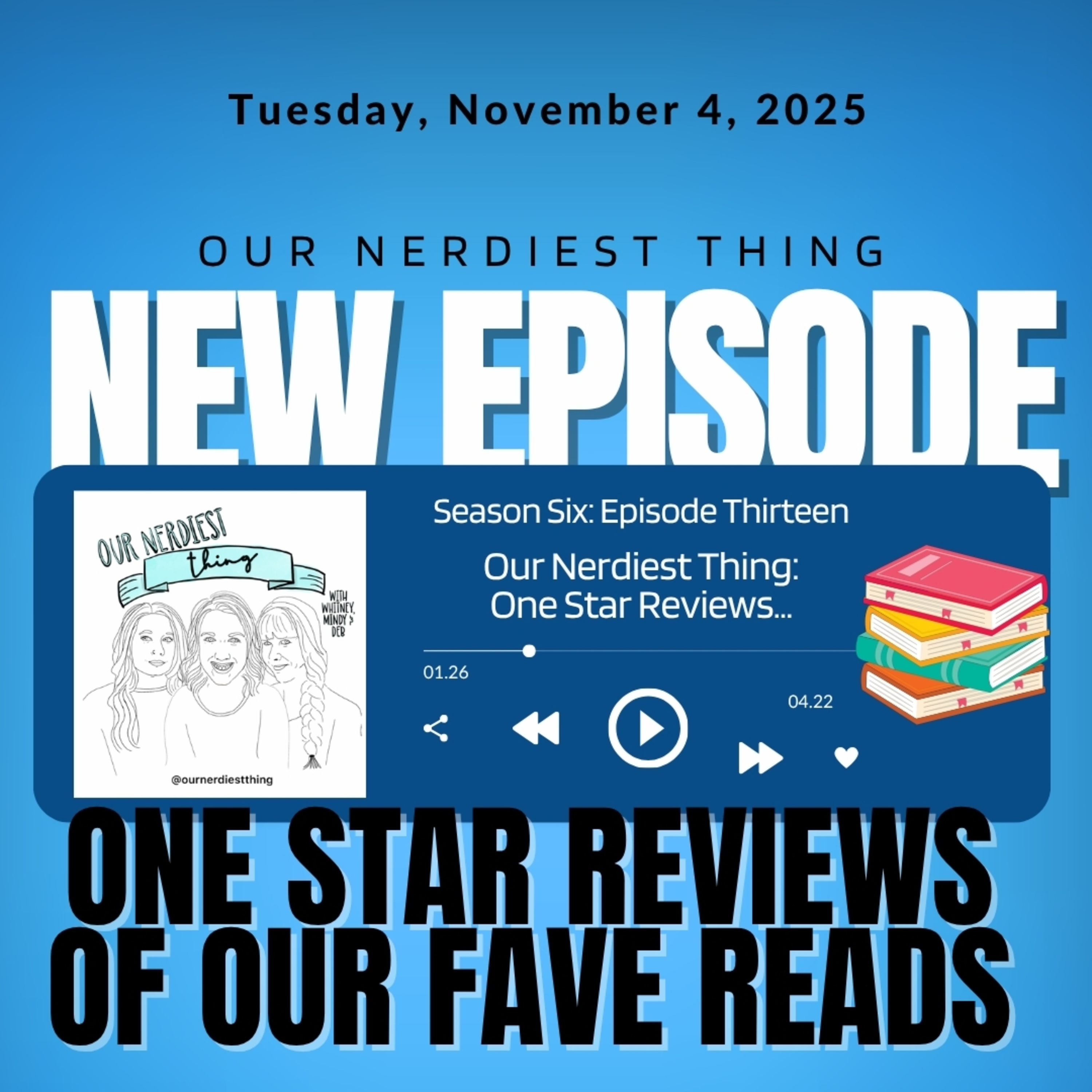 Season 6: Episode 13 - One Star Reviews of Our Fave Reads episode artwork