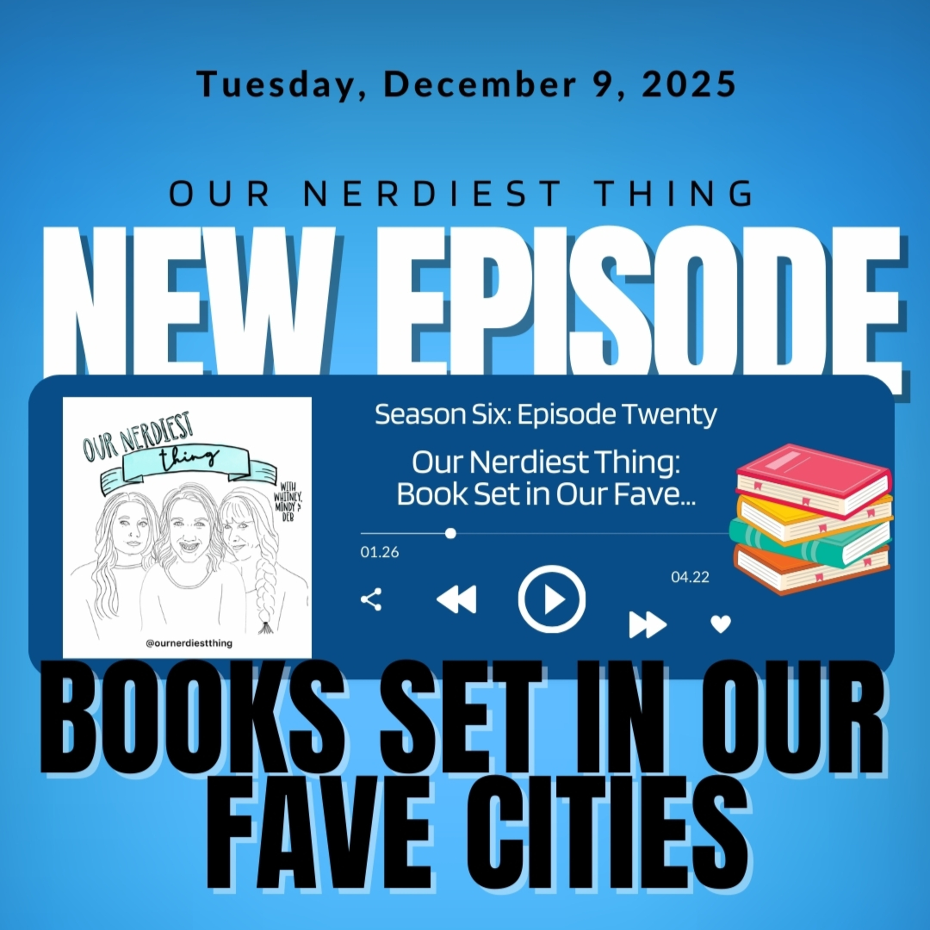 Season 6: Episode 20 - Books Set In Our Favorite Cities! episode artwork