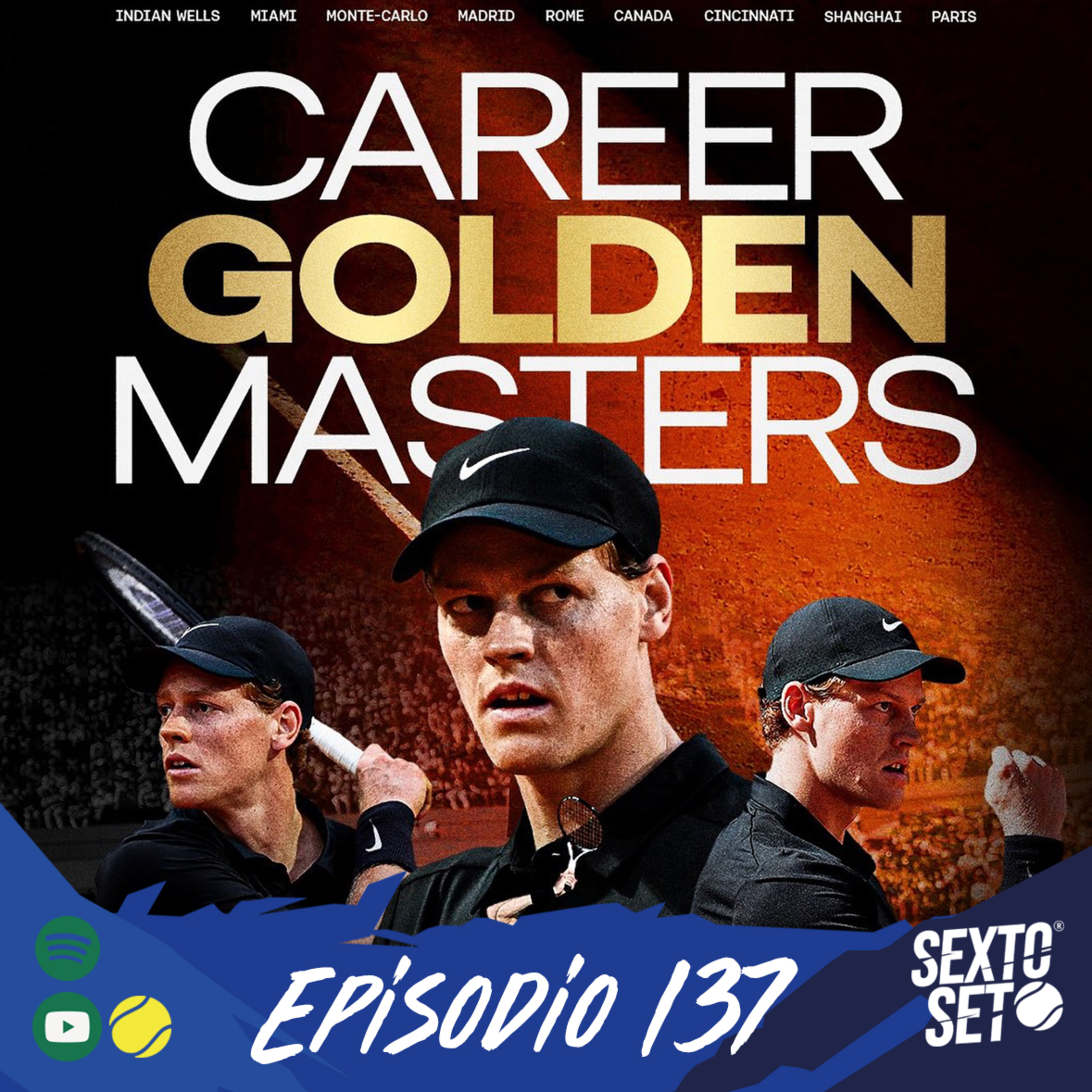 Ep.137 Sinner hace historia en Roma, Svitolina tricampeona. episode artwork