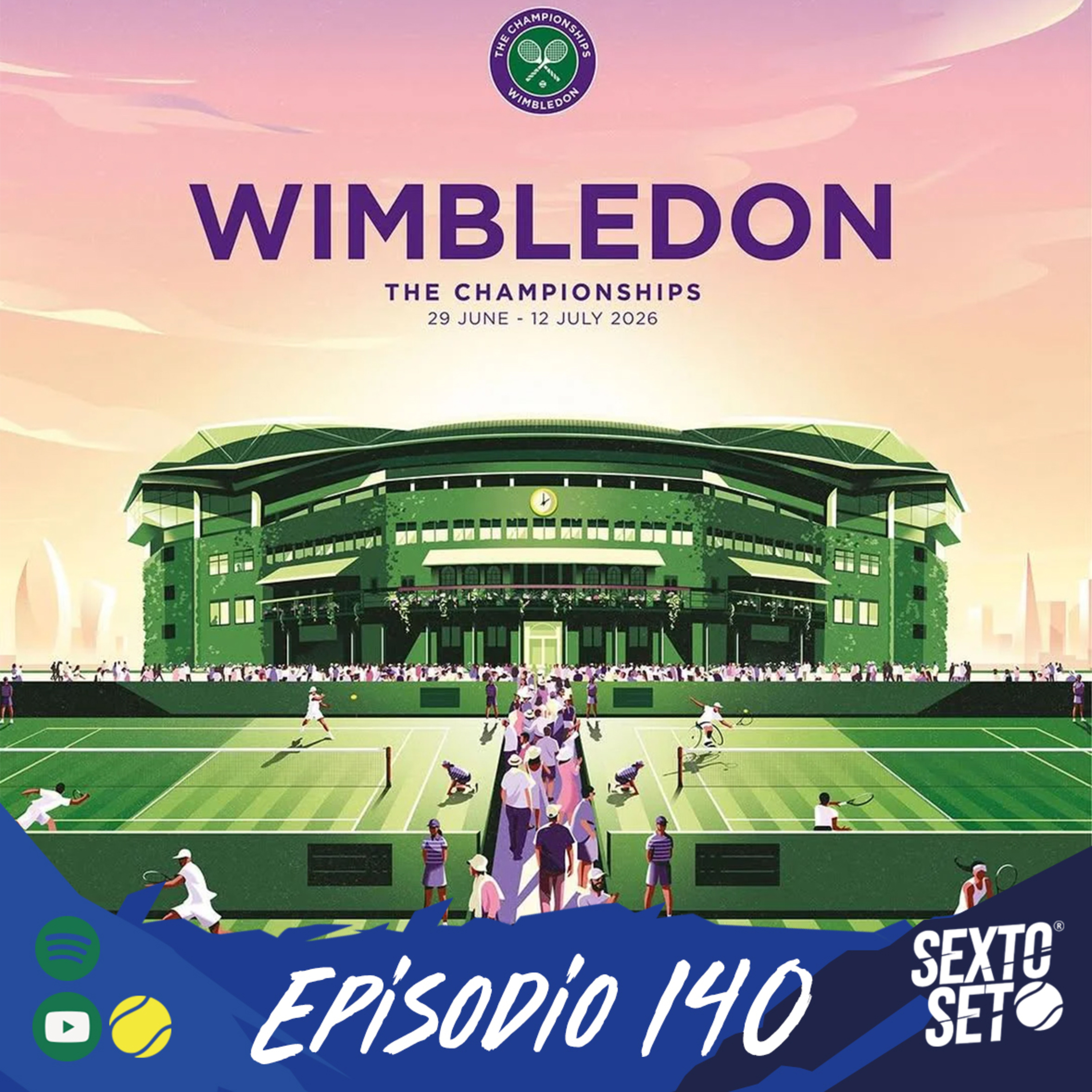 Ep.140 Wimbledon 2026: Semifinales listas! episode artwork