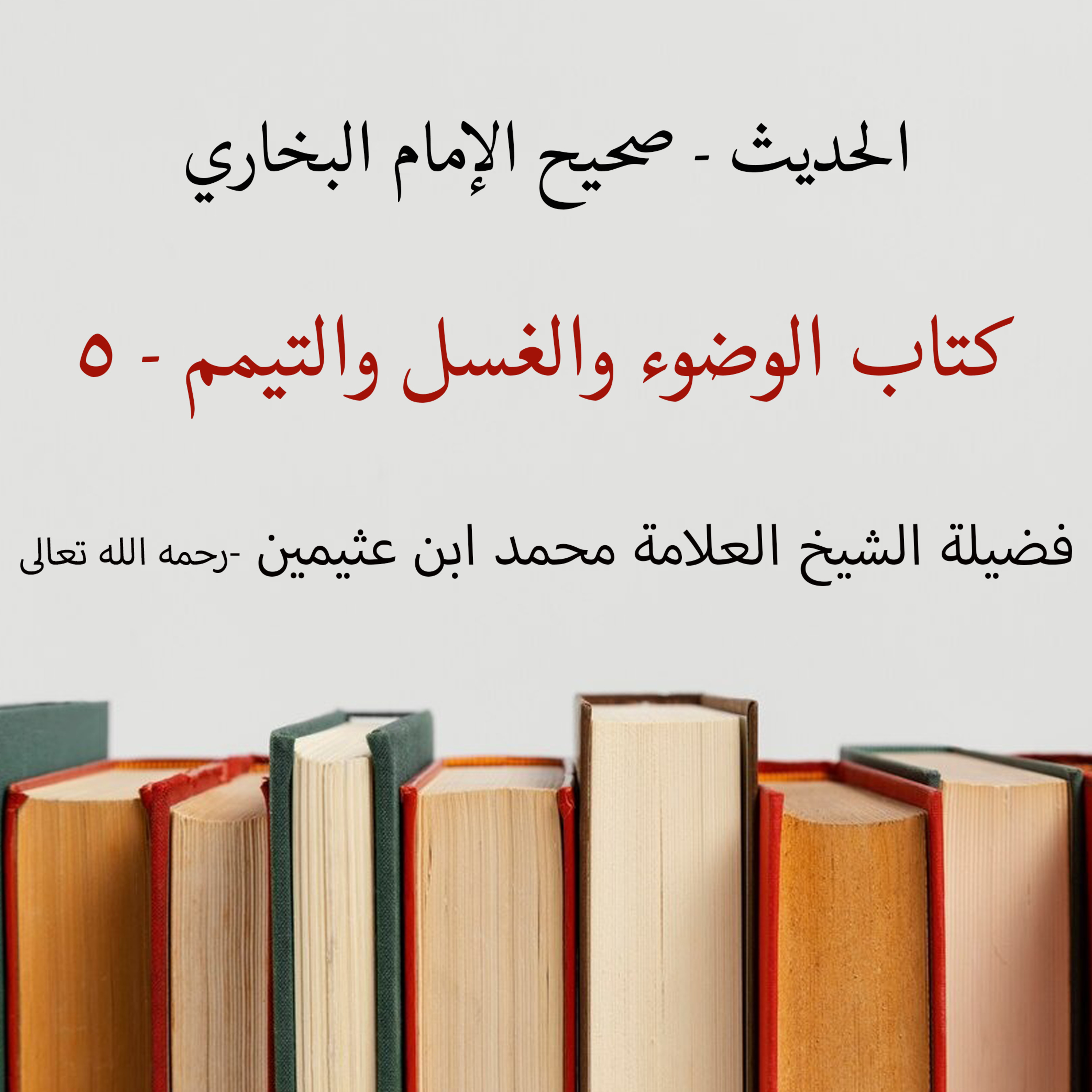كتاب الوضوء والغسل والتيمم - 5