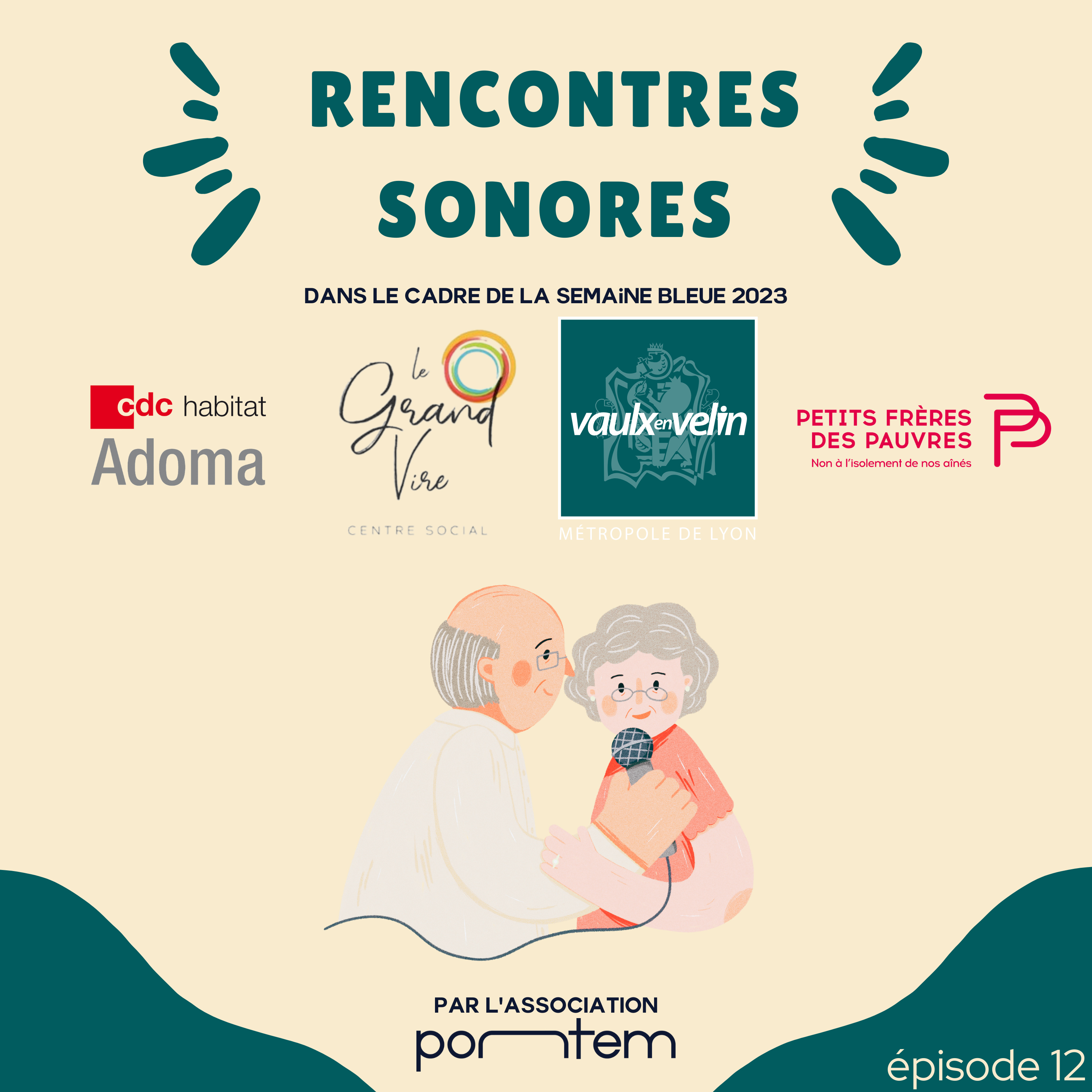 Rencontre Sonore #12 - Ali "L'histoire d'un poème" - Semaine bleue 2023 de la Ville de Vaulx-en-Velin