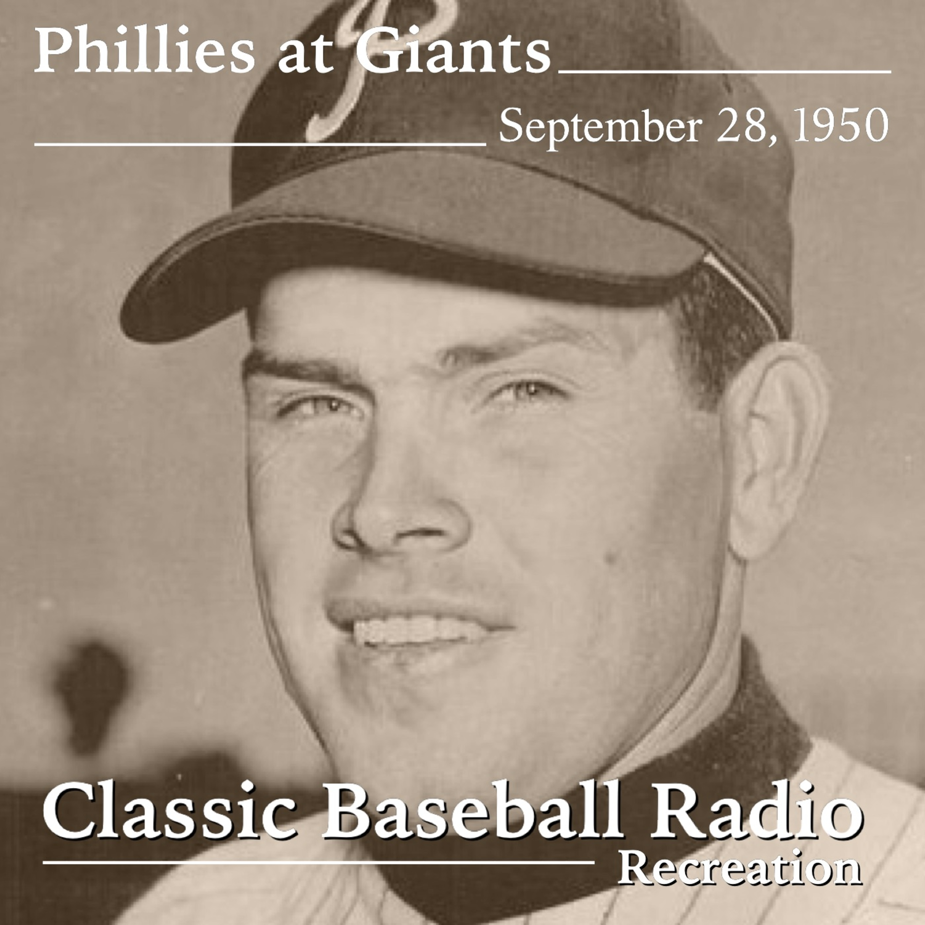 Robin Roberts And The Whizz Kids Collapse, Philadelphia Phillies at New York Giants, September 28, 1950 (Recreation)