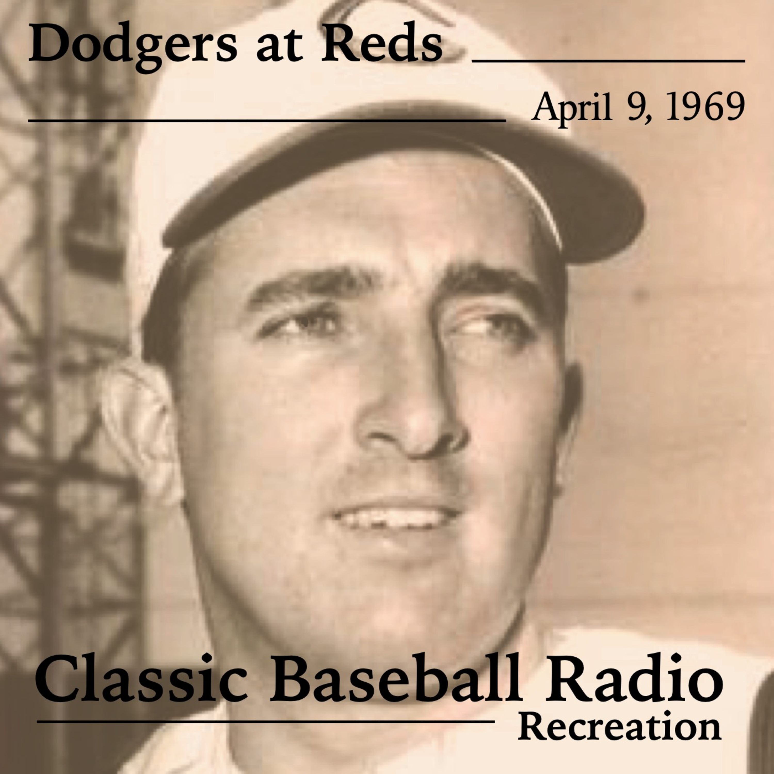 The Birth Of The Big Red Machine, Los Angeles Dodgers at Cincinnati Reds, April 9, 1969 (Recreation)