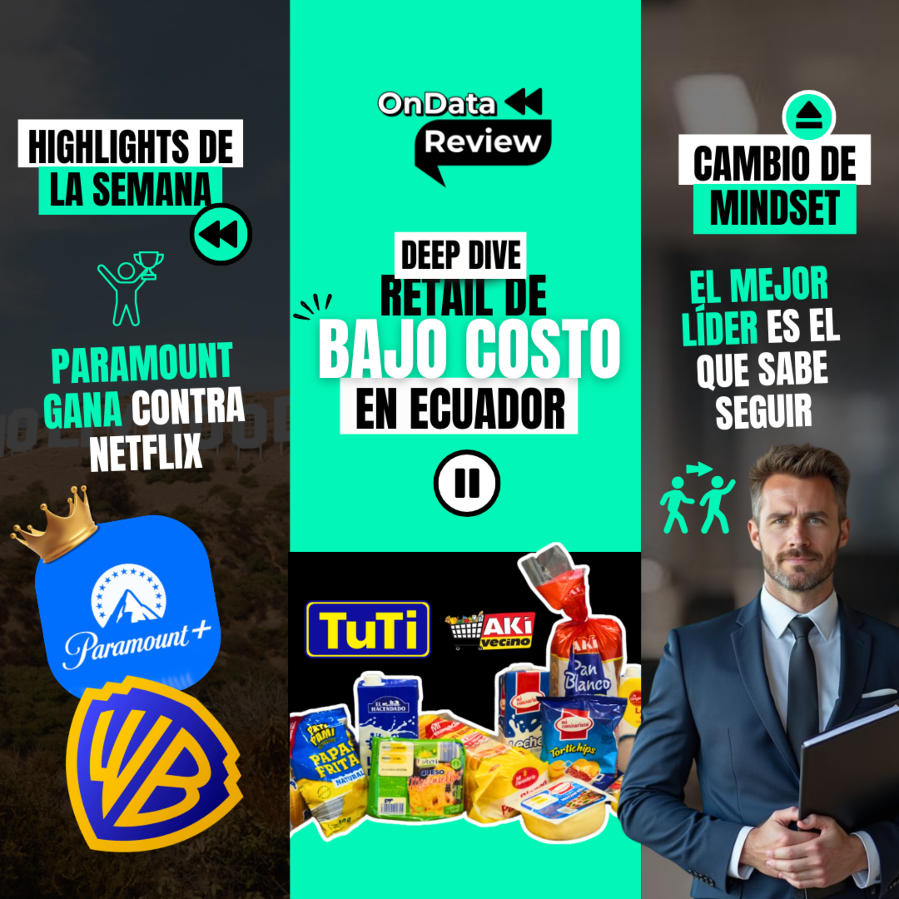 OnData Review | Electrolineras, Paramount y Warner, retail de bajo costo y más episode artwork