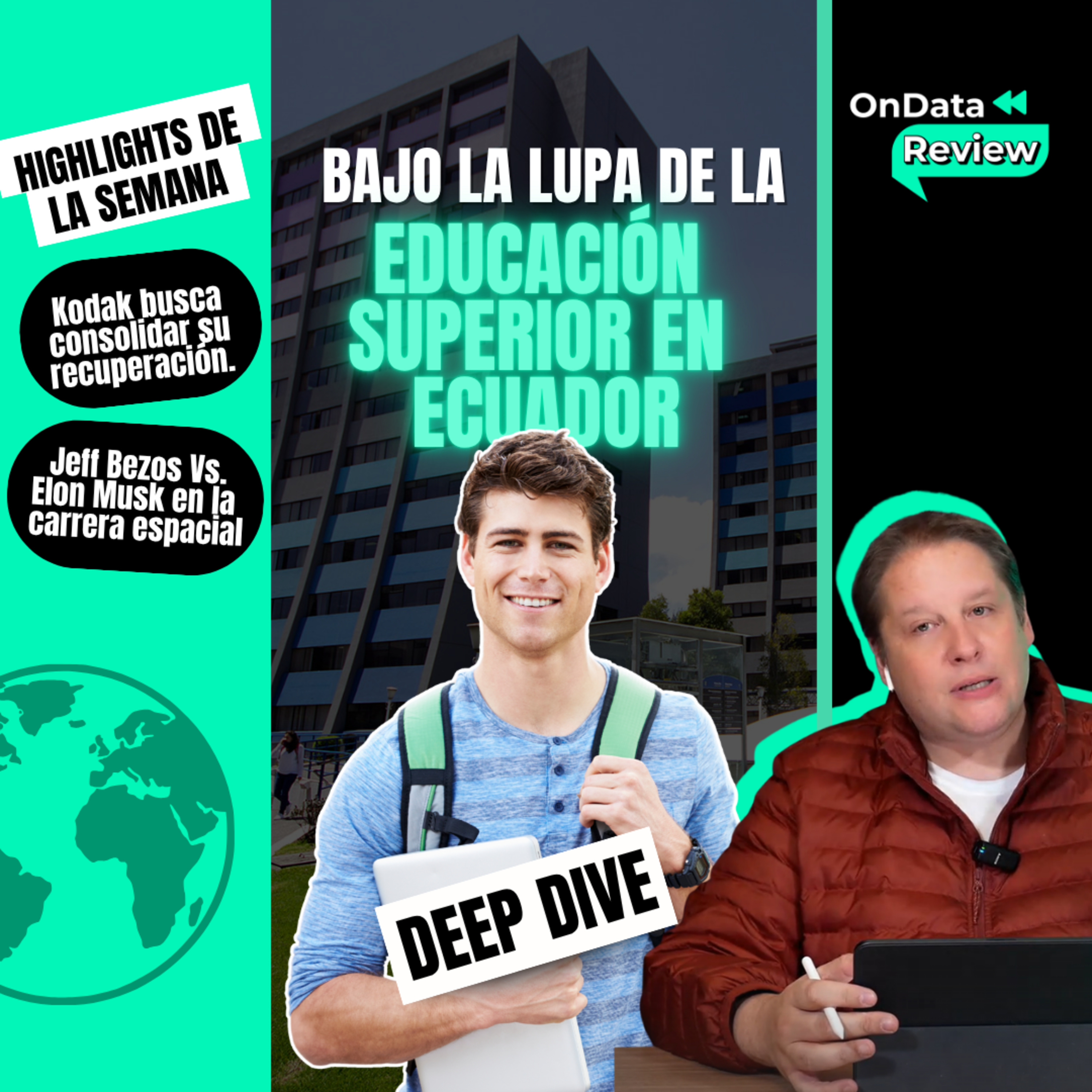 OnData Review | Kodak, Jeff Bezos Vs. Elon Musk, oferta académica en Ecuador y más episode artwork