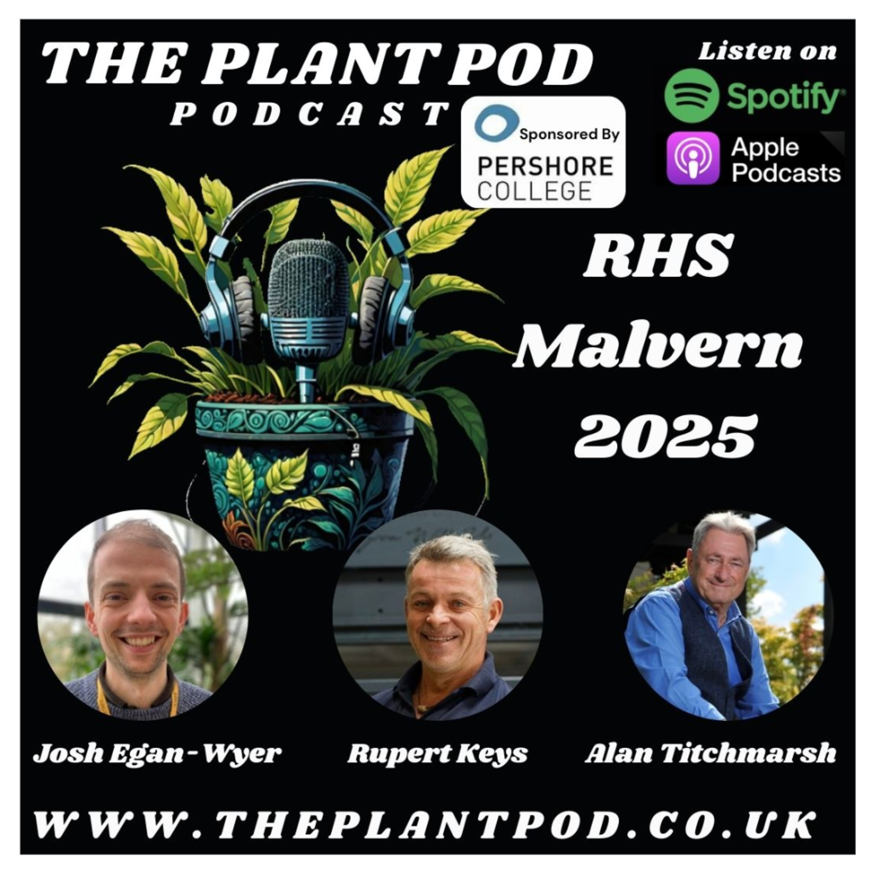 RHS Malvern 2025 ( Josh Egan-Wyer, Rupert Keys, and Alan Titchmarsh CBE)