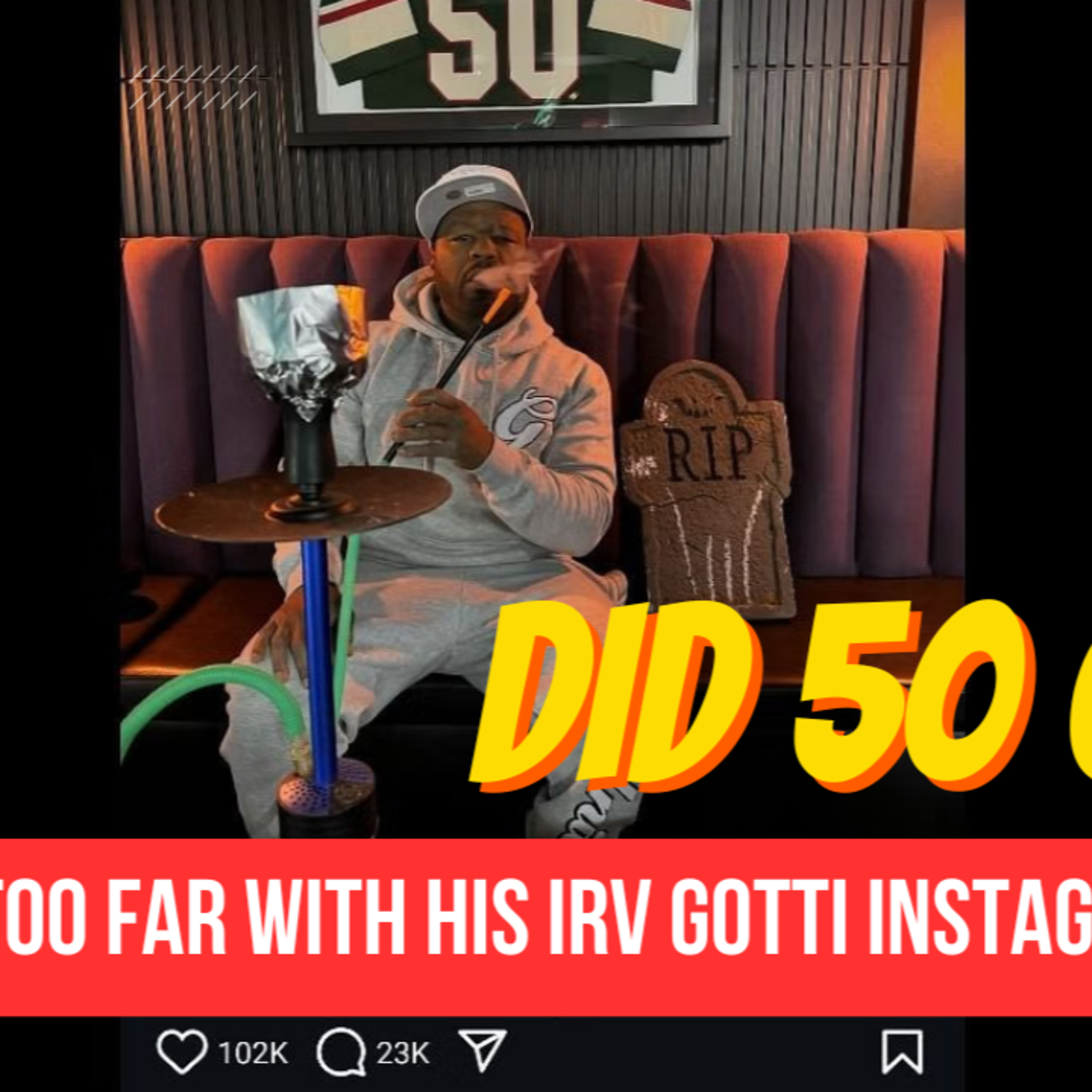 Did 50 Cent Go Too Far Reacting to Irv Gotti's Passing? episode artwork